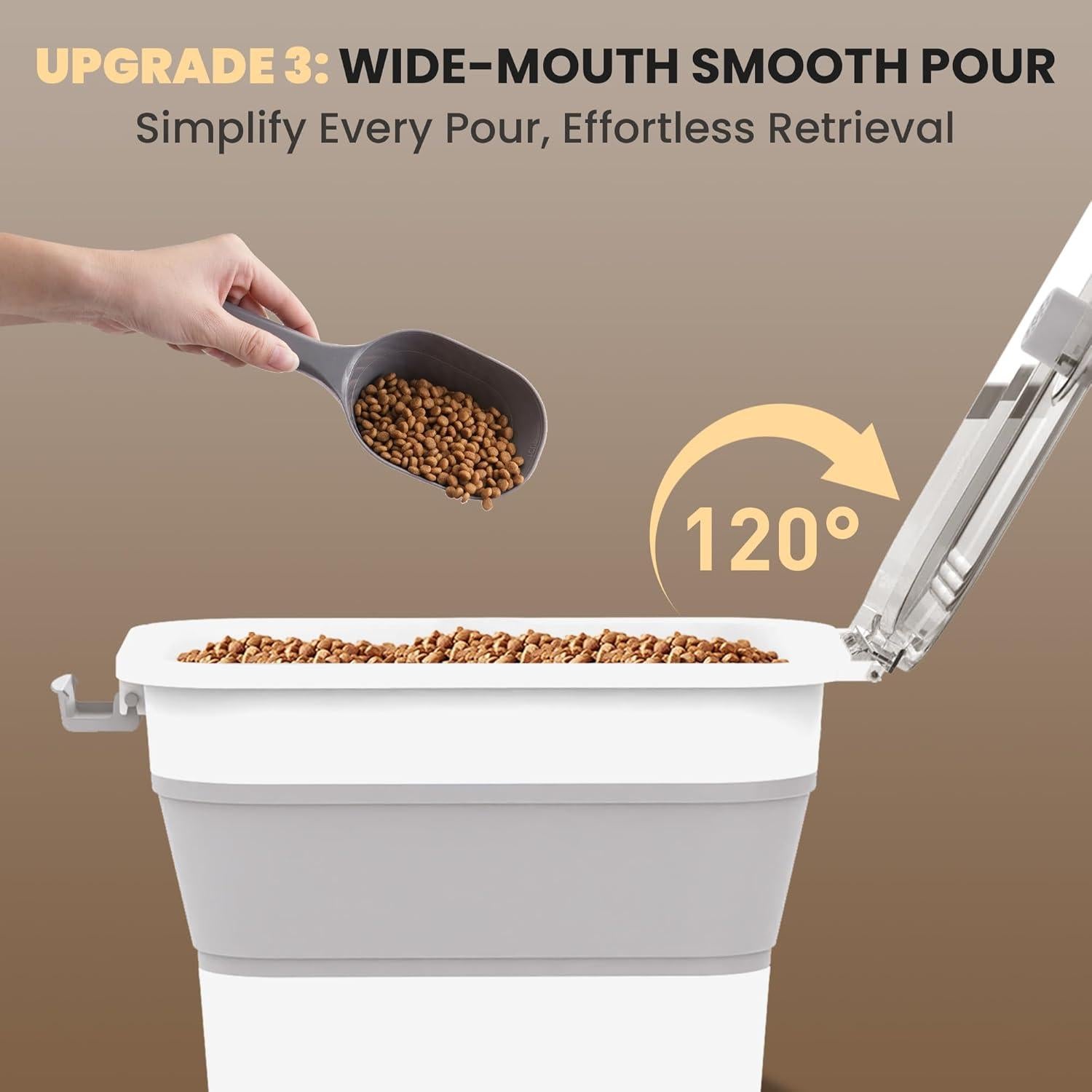 Contenedor de Almacenamiento de Comida para Mascotas DDMOMMY 23L