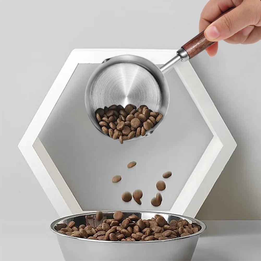 Cucharón Medidor Kichwit Acero Inoxidable 304 Set 2 Pzas