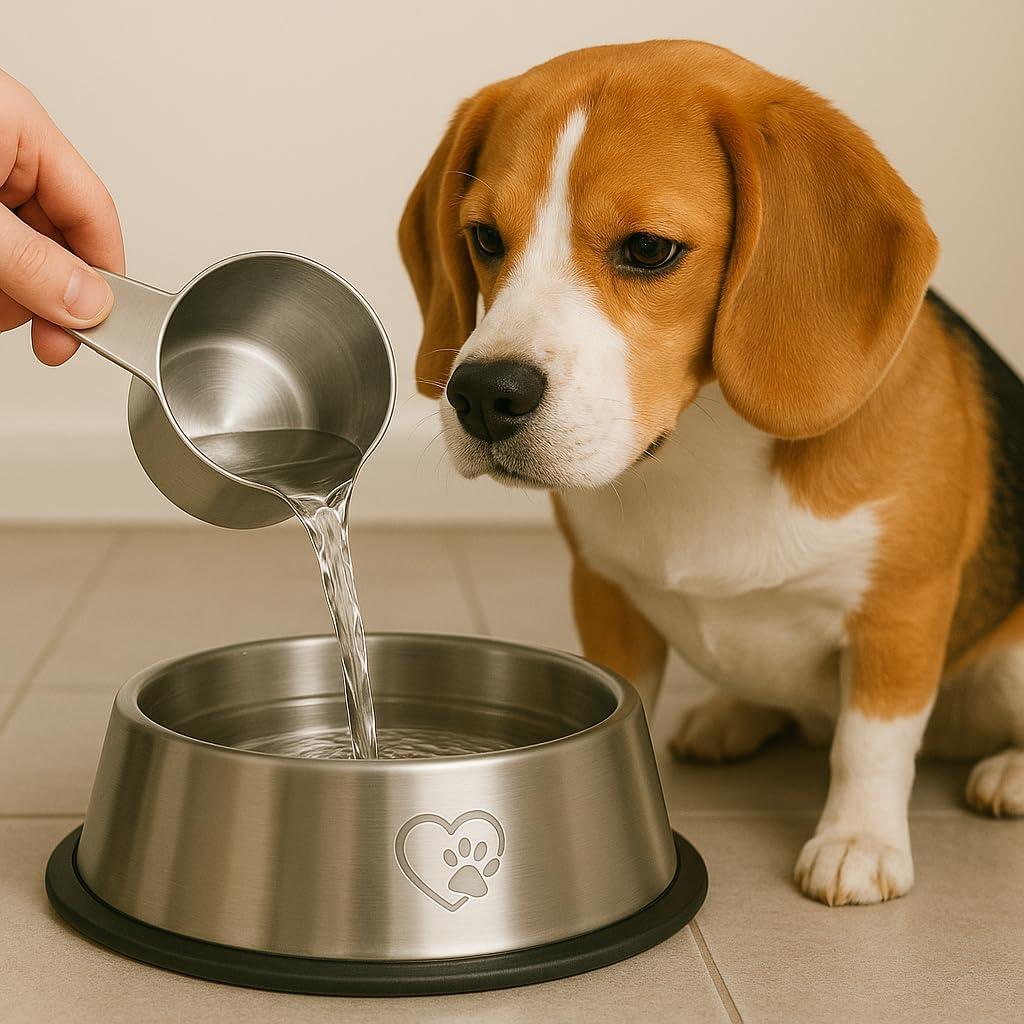 Cucharón para Comida de Mascotas Color Up 1 Acero Inoxidable