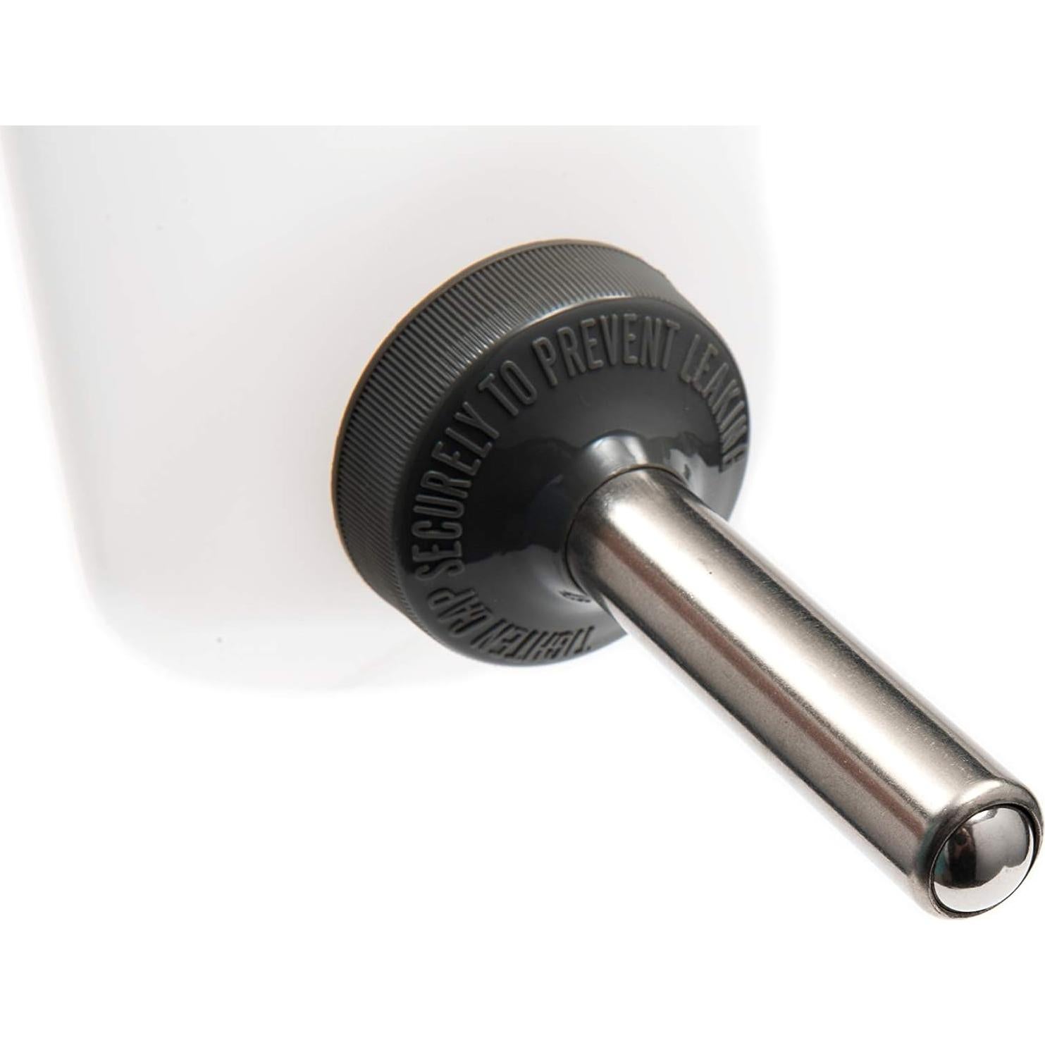 Botella de Agua Lixit 32oz para Perros Grandes y Pequeños - Blanca