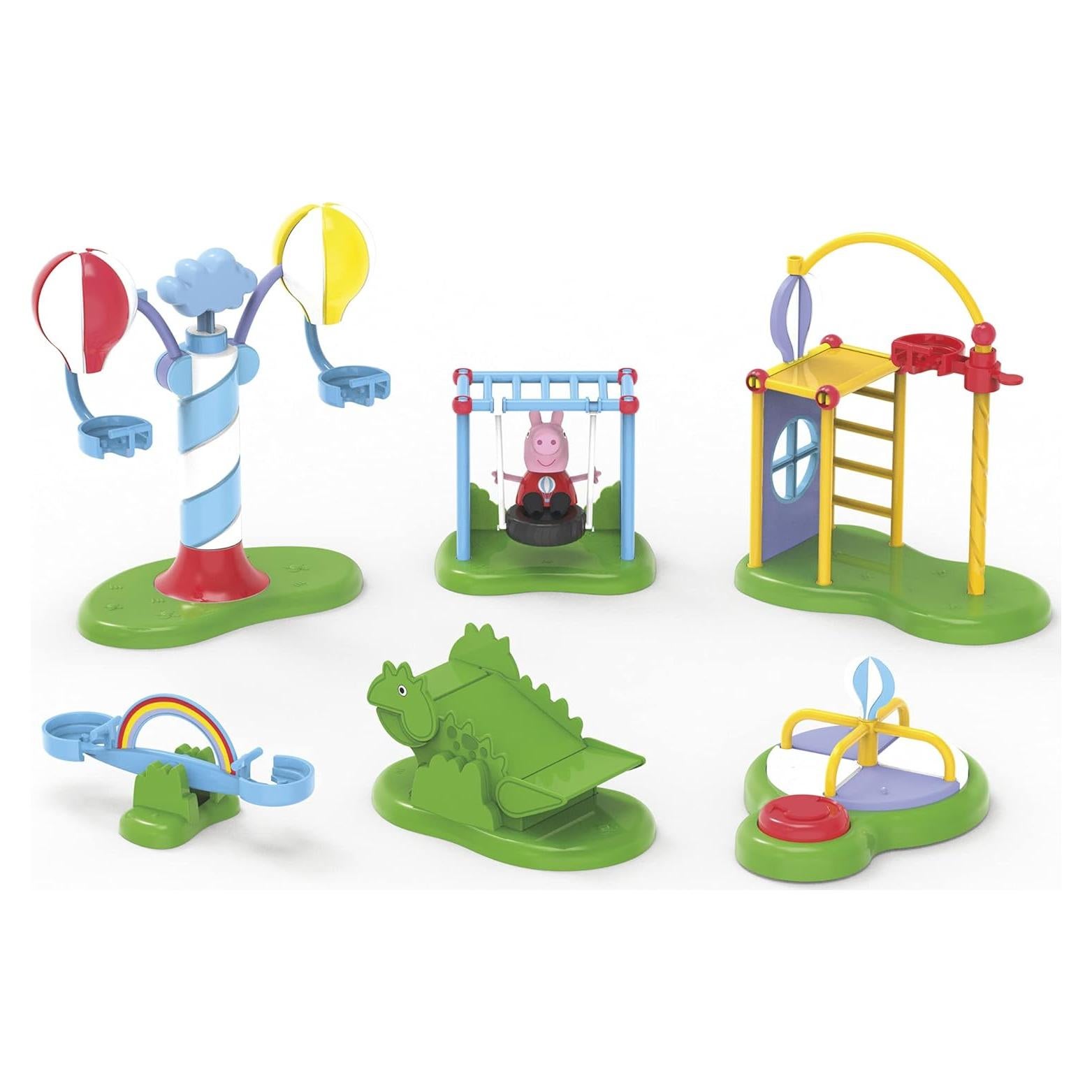 Set de Juego Parque de Globos Peppa Pig - 6 Atracciones Interactivas