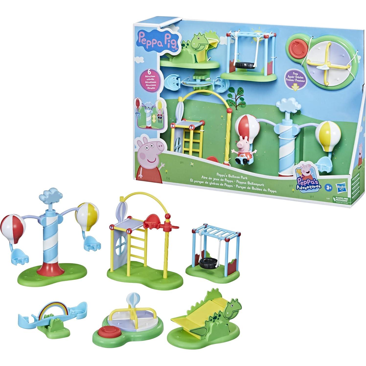 Set de Juego Parque de Globos Peppa Pig - 6 Atracciones Interactivas
