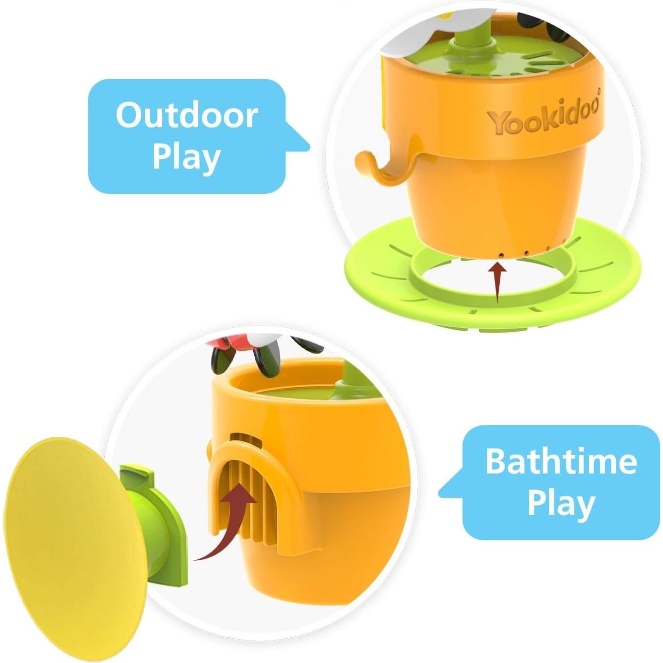 Yookidoo Juguete de Baño Pájaro Inclinable 360g para Bebés