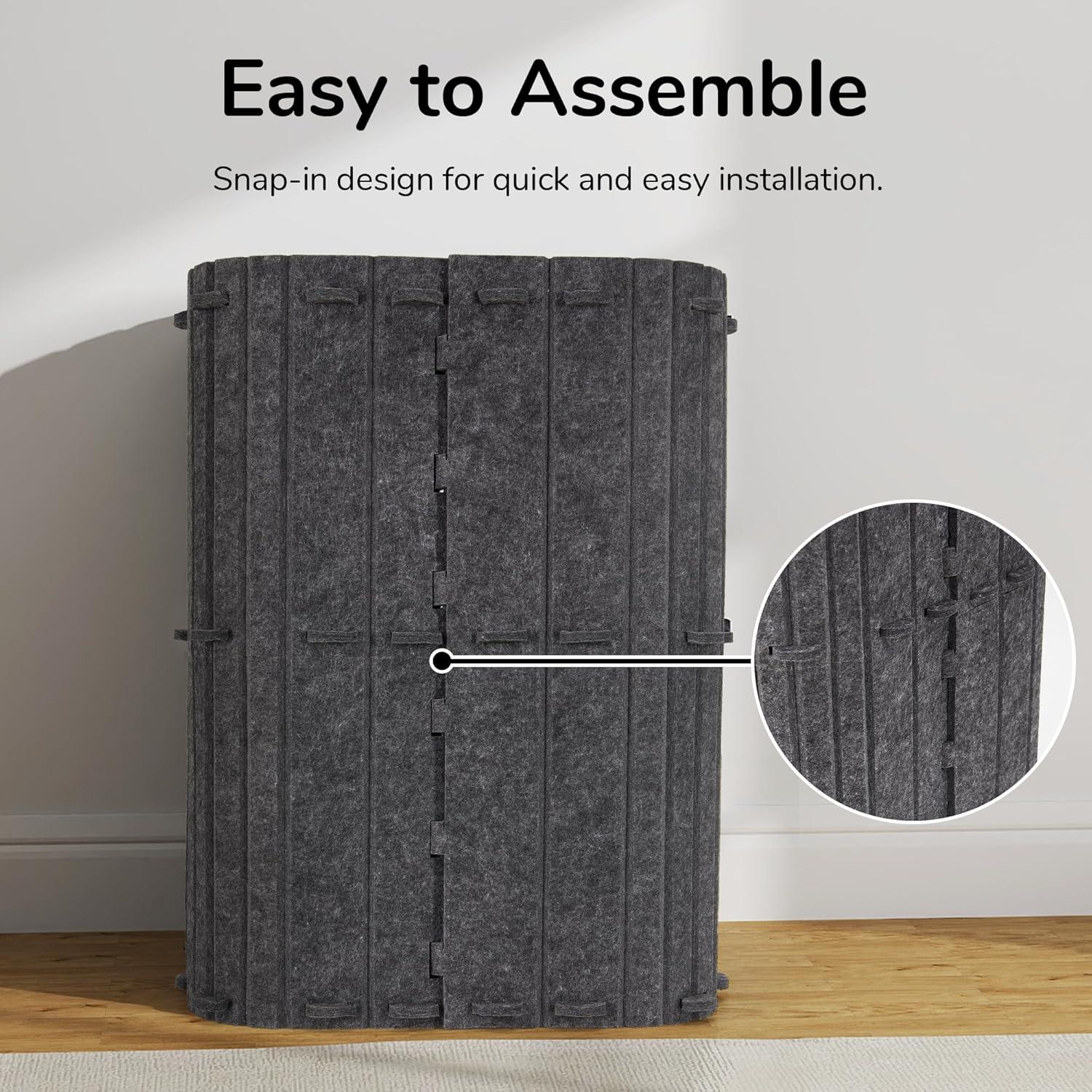 Casa para Gatos FUKUMARU 2 Pisos Fieltro Gris Oscuro 60 cm