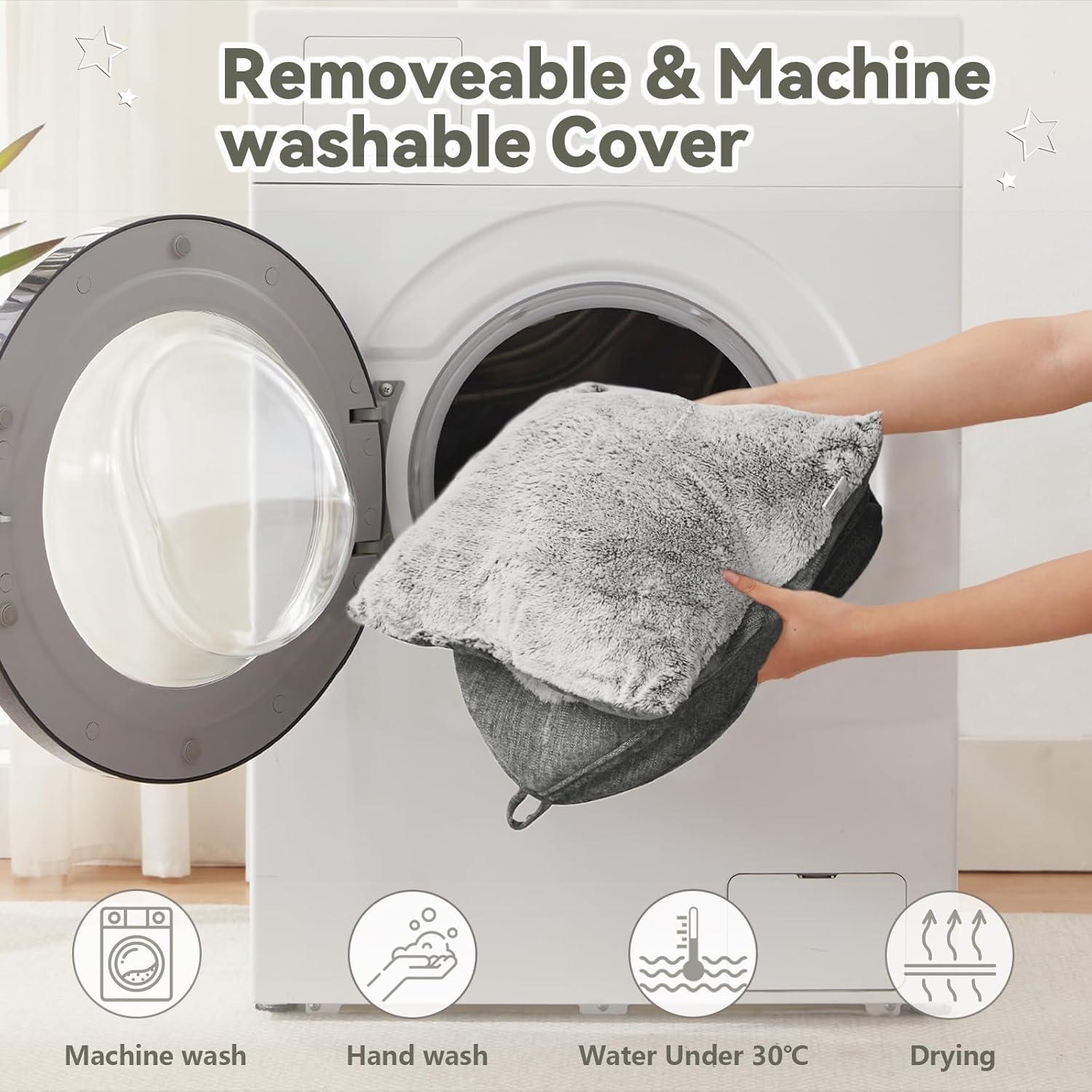 Cueva para Gatos WINDRACING 38cm Gris Plegable y Lavable