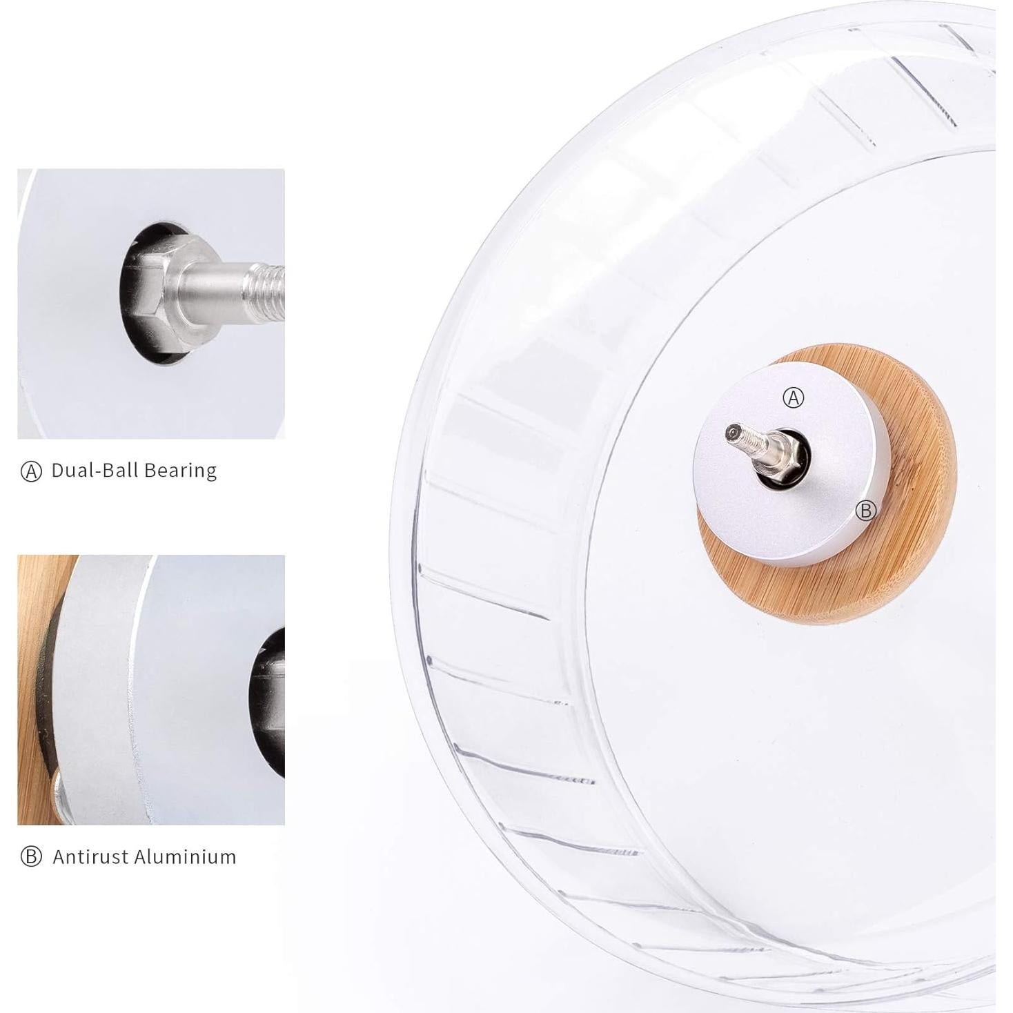 Rueda de Ejercicio Silenciosa Niteangel para Hámster 25.4 cm