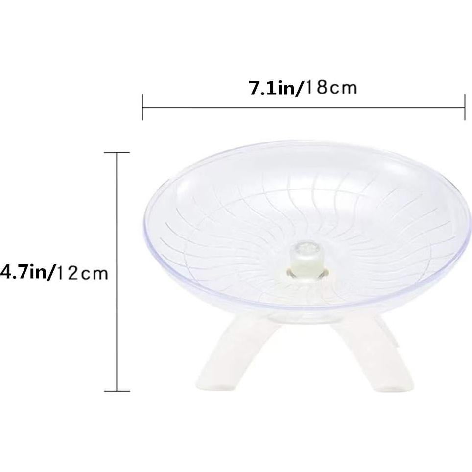 Rueda de Ejercicio Silenciosa ACEDIVA para Hámsters 18x12 cm
