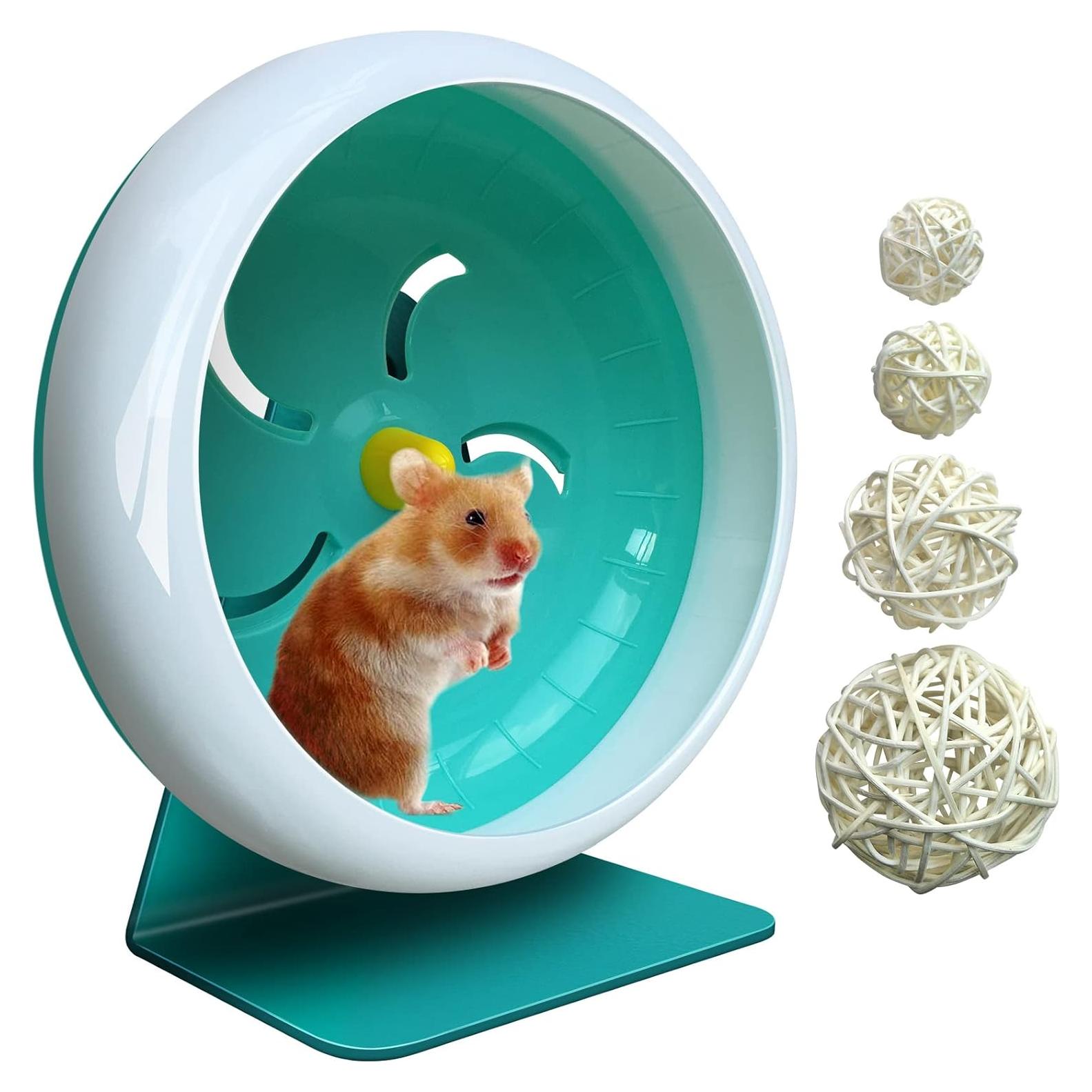 Rueda Silenciosa para Hámster 7" Azul A - Mu Shang8