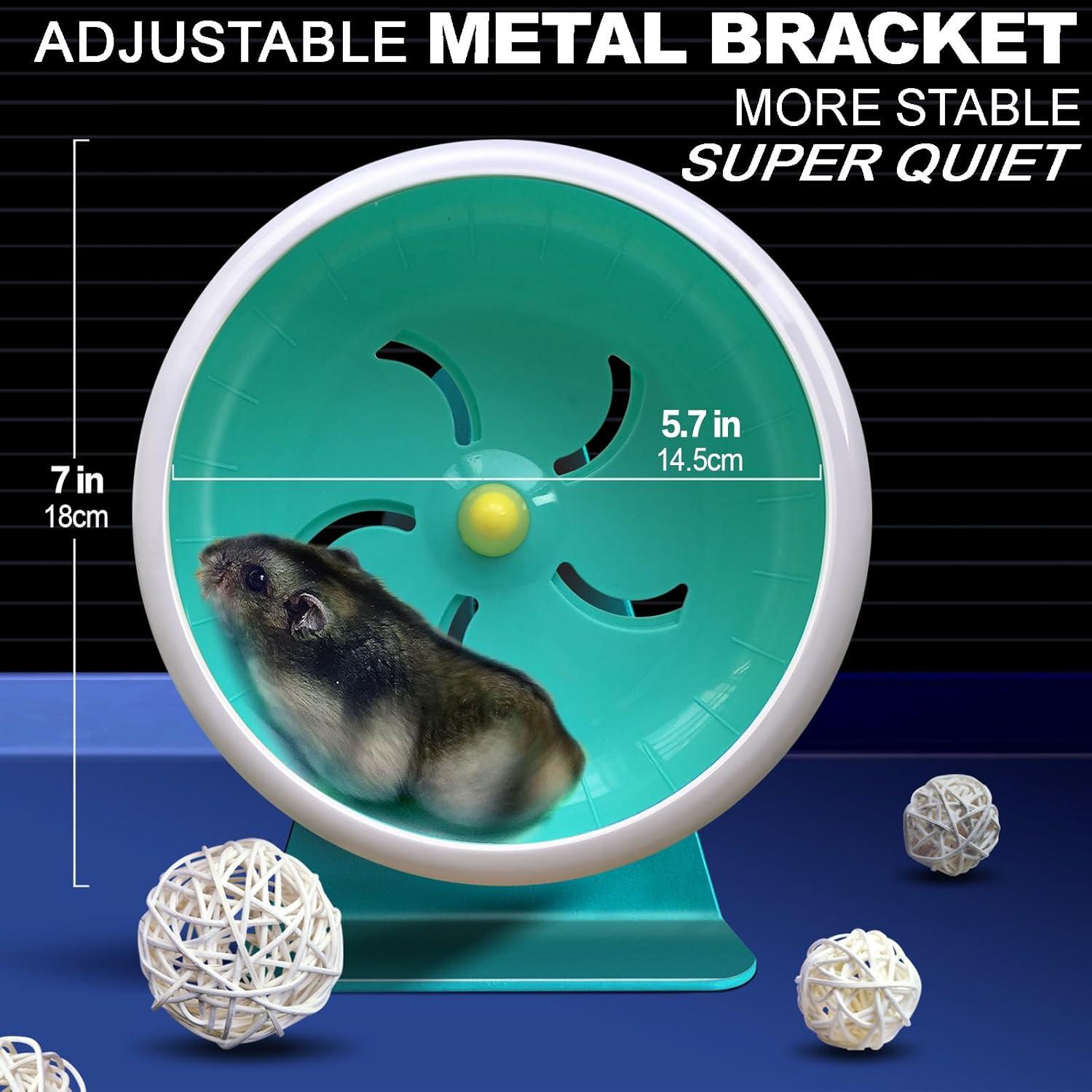 Rueda Silenciosa para Hámster 7" Azul A - Mu Shang8