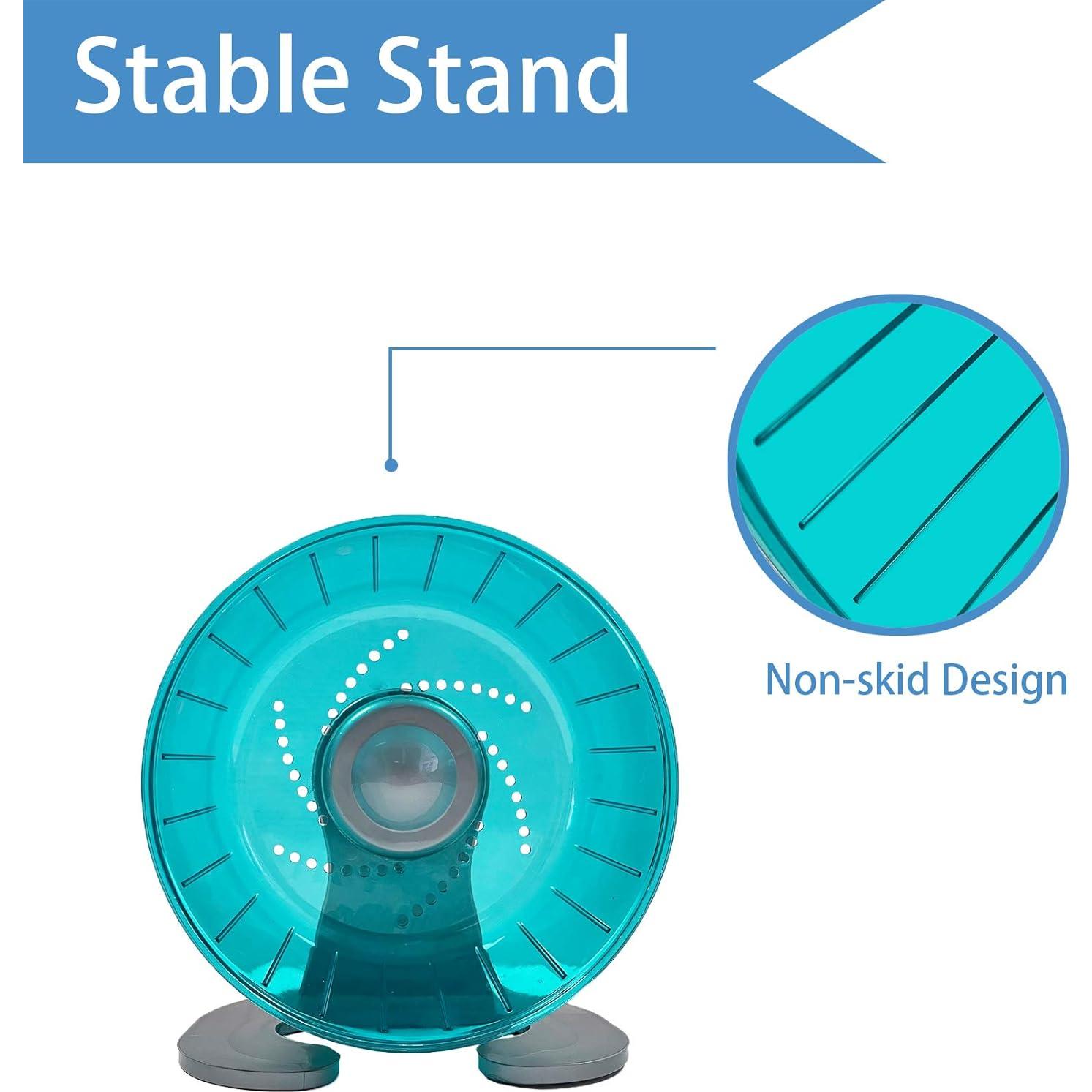 Rueda de Ejercicio Silenciosa Petest para Hámster 17 cm Verde