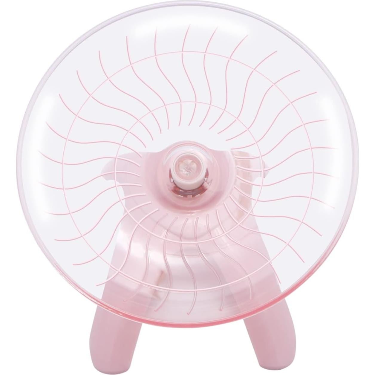 Rueda de Hámster Silenciosa Wontee 18 cm Rosa Antideslizante