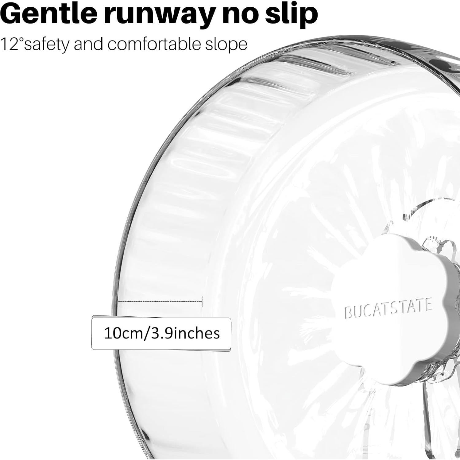 Rueda de Hámster Super Silenciosa BUCATSTATE 26 cm Ajustable