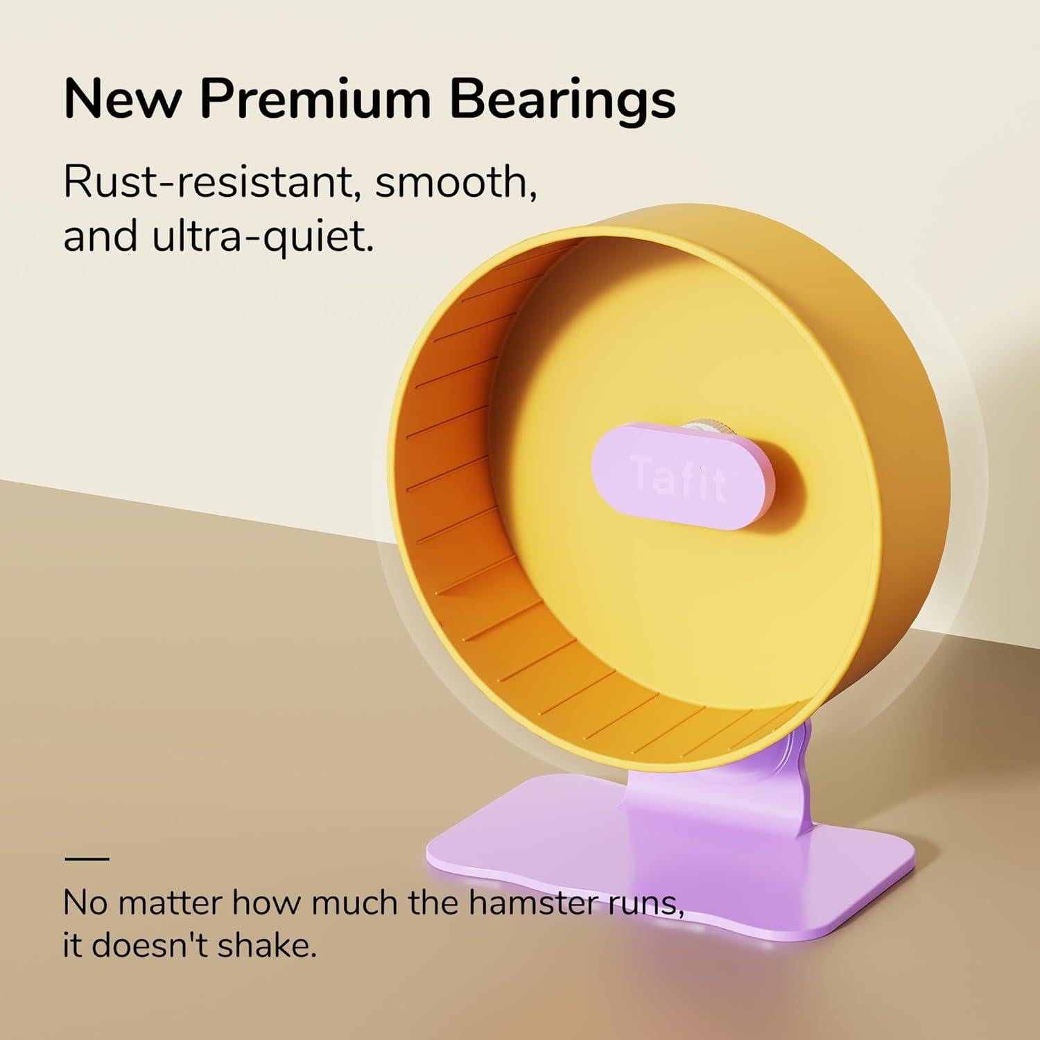 Rueda de Hámster Silenciosa Tafit 10.2" Verde Aguacate