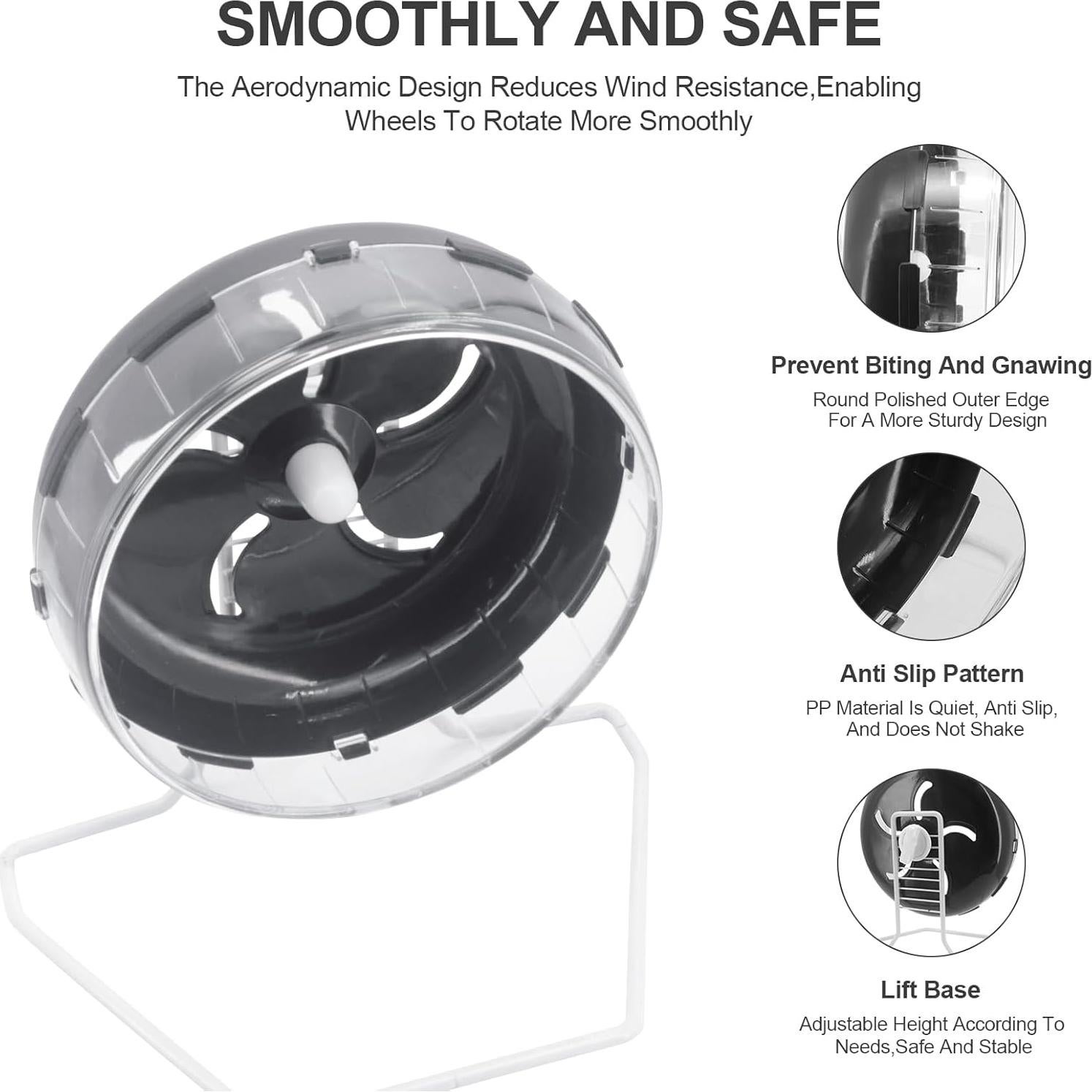 Rueda de Correr para Hámster Bemodst Ajustable Silenciosa