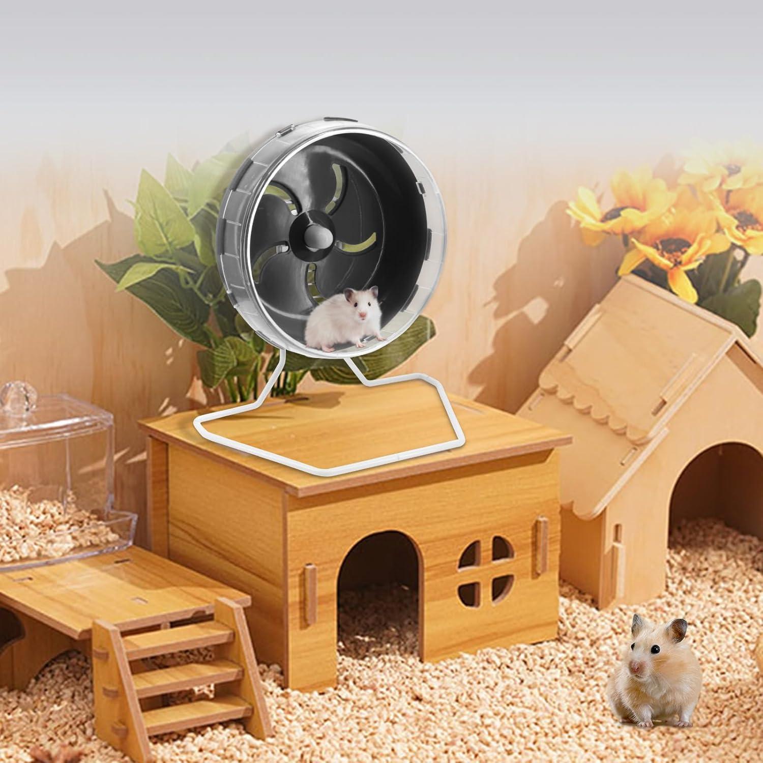 Rueda de Correr para Hámster Bemodst Ajustable Silenciosa