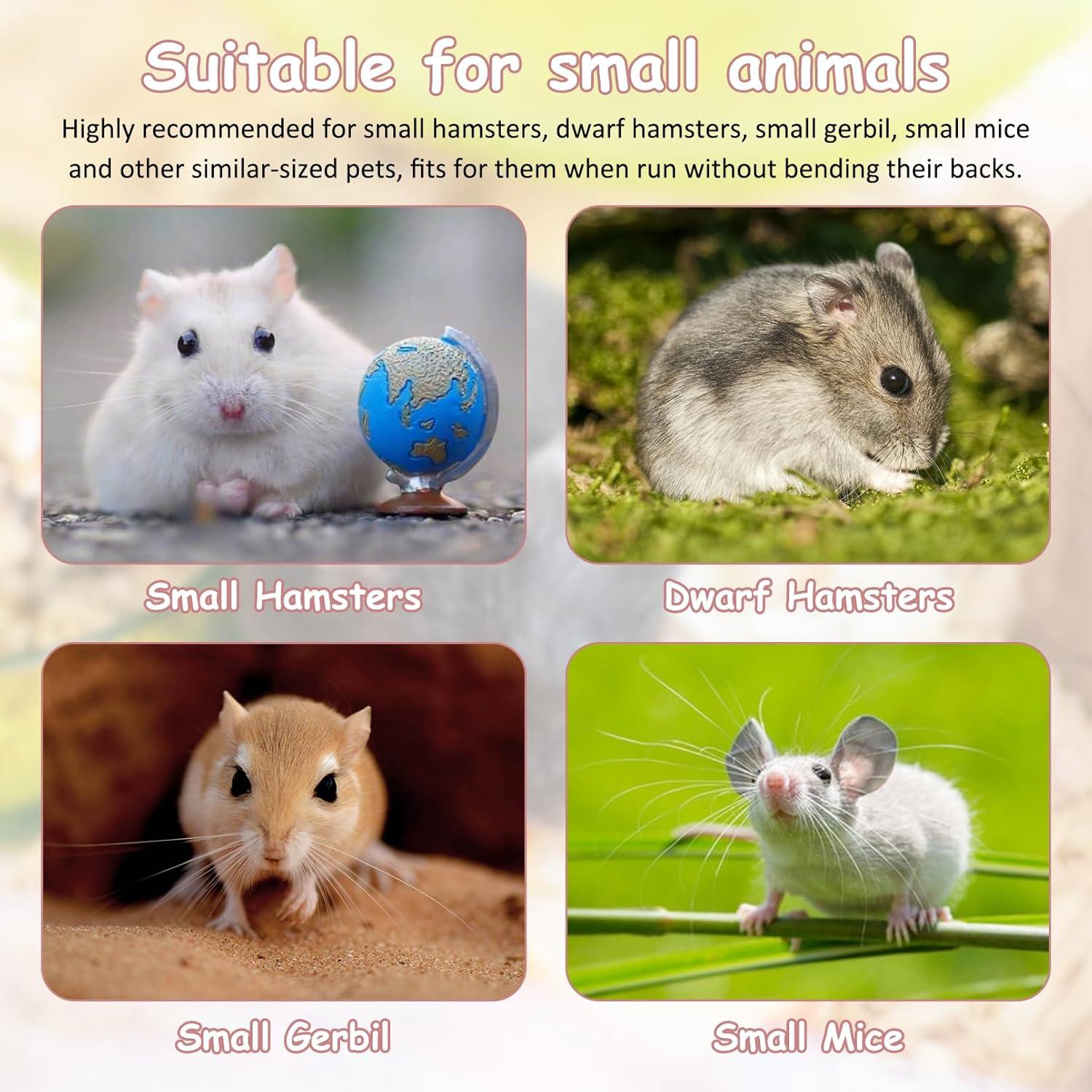 Rueda de Hámster de Madera Hamiledyi 21 cm Silenciosa