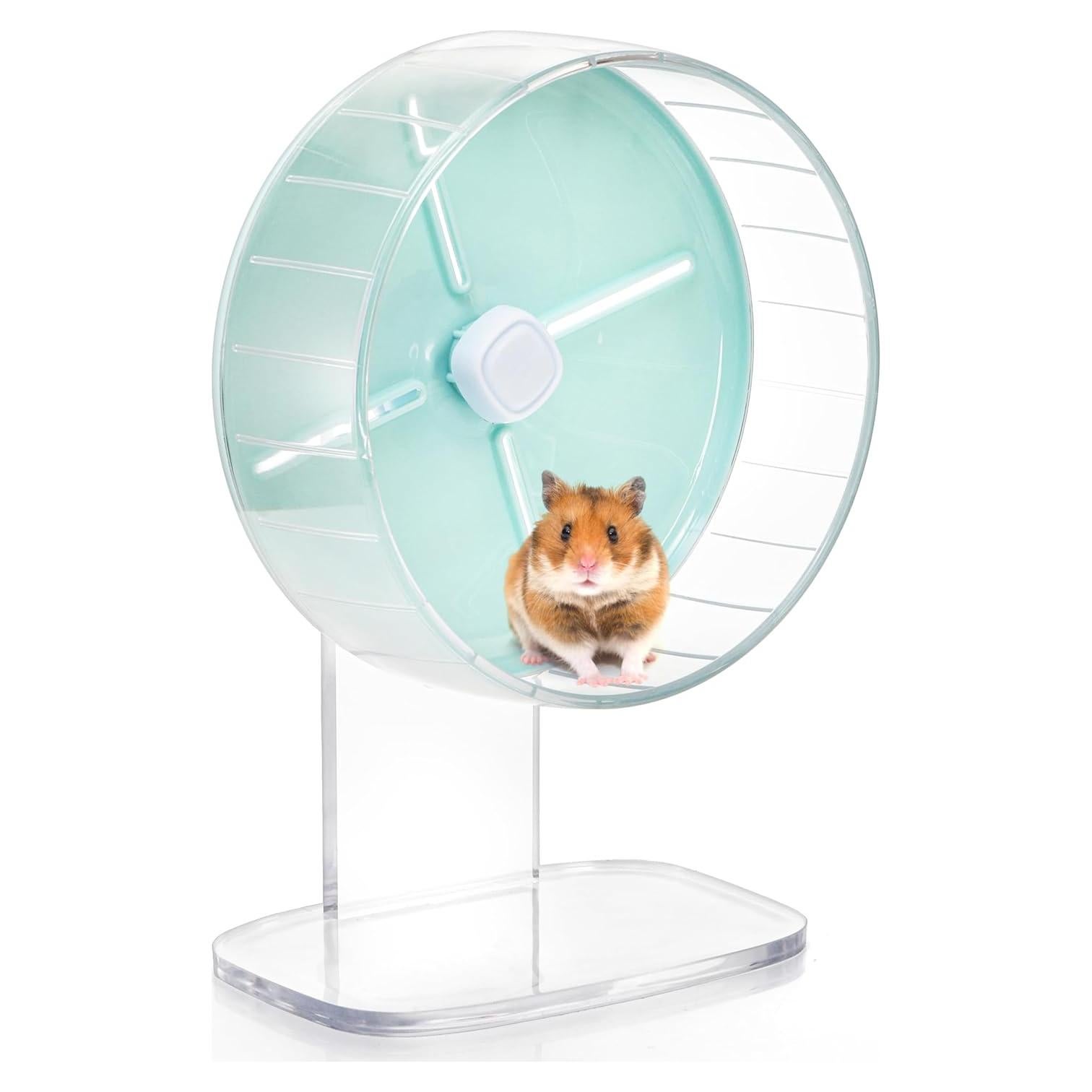 Rueda de Ejercicio para Hámster Foraineam 20 cm Ajustable Silenciosa