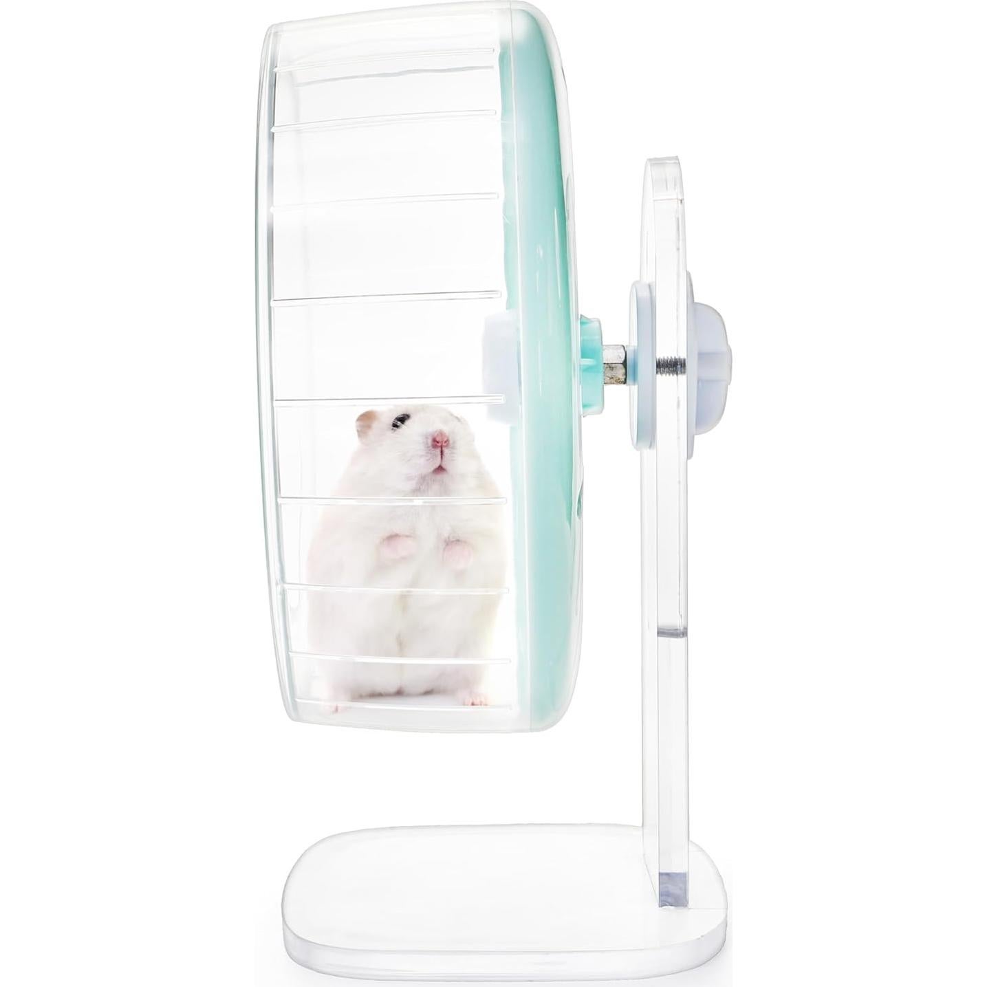 Rueda de Ejercicio para Hámster Foraineam 20 cm Ajustable Silenciosa