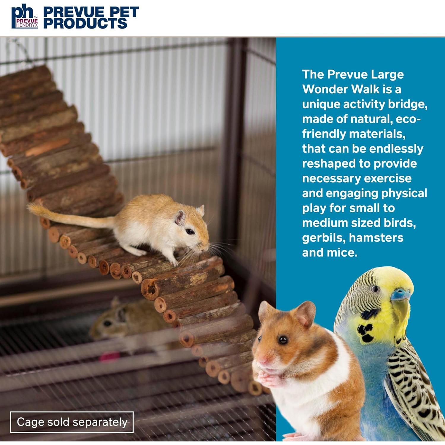 Escalera para pájaros Prevue Pet Wonder Walk Grande 12.7x5.08x10.16cm