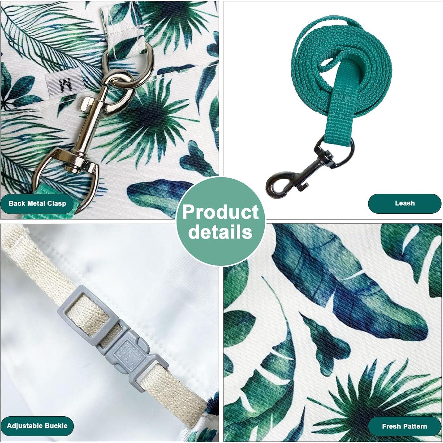 Arnés y Correa Ajustable WEWAYKGJ para Conejos Tamaño M