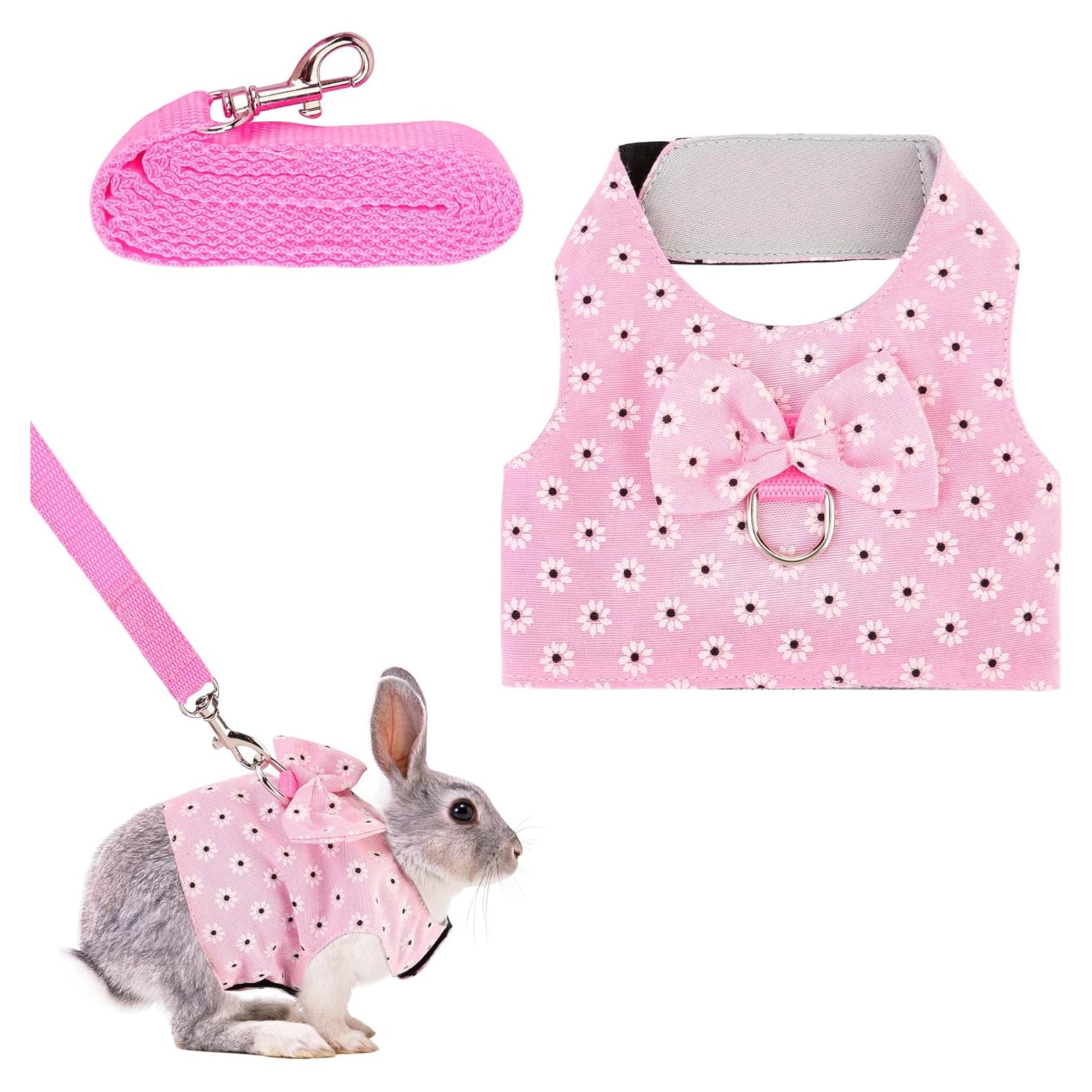 Arnés Ajustable para Conejo Timwaygo 22-30 cm 1.2 m Nylon