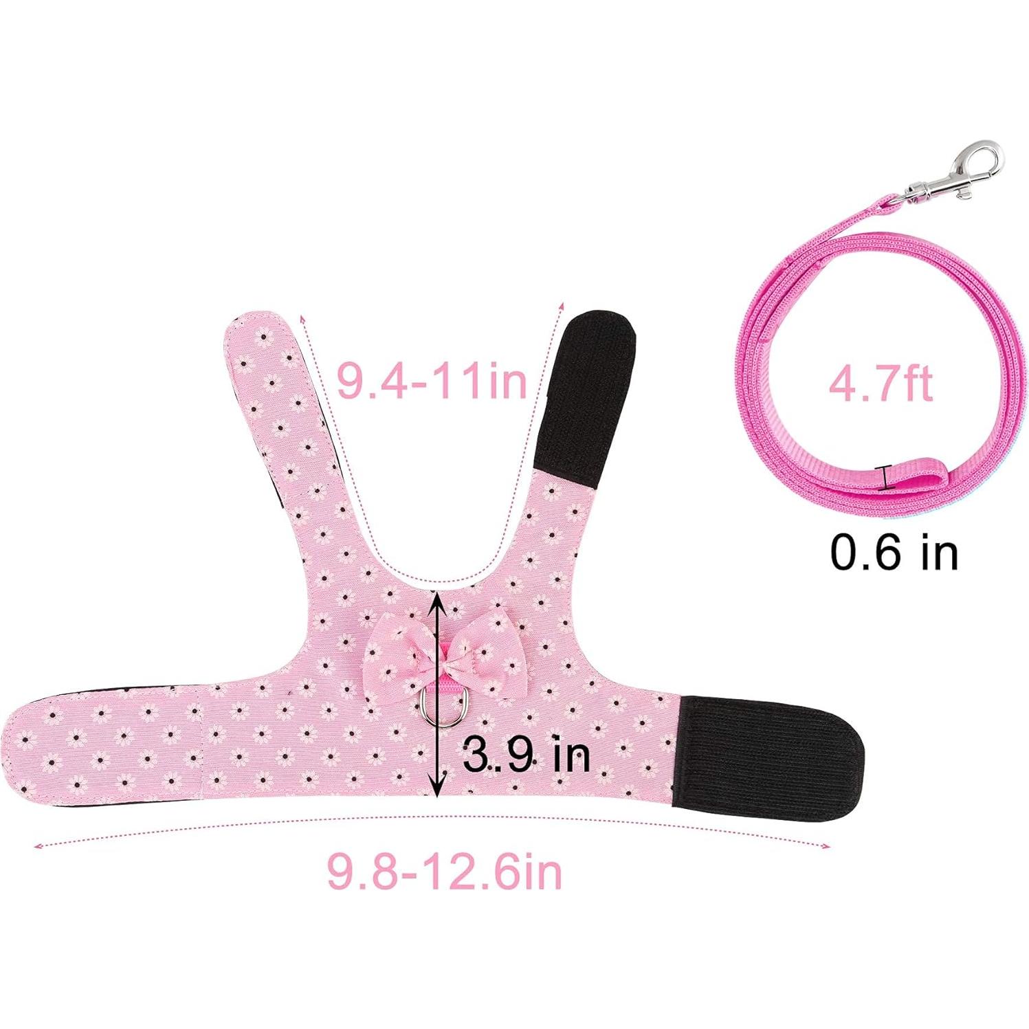 Arnés Ajustable para Conejo Timwaygo 22-30 cm 1.2 m Nylon