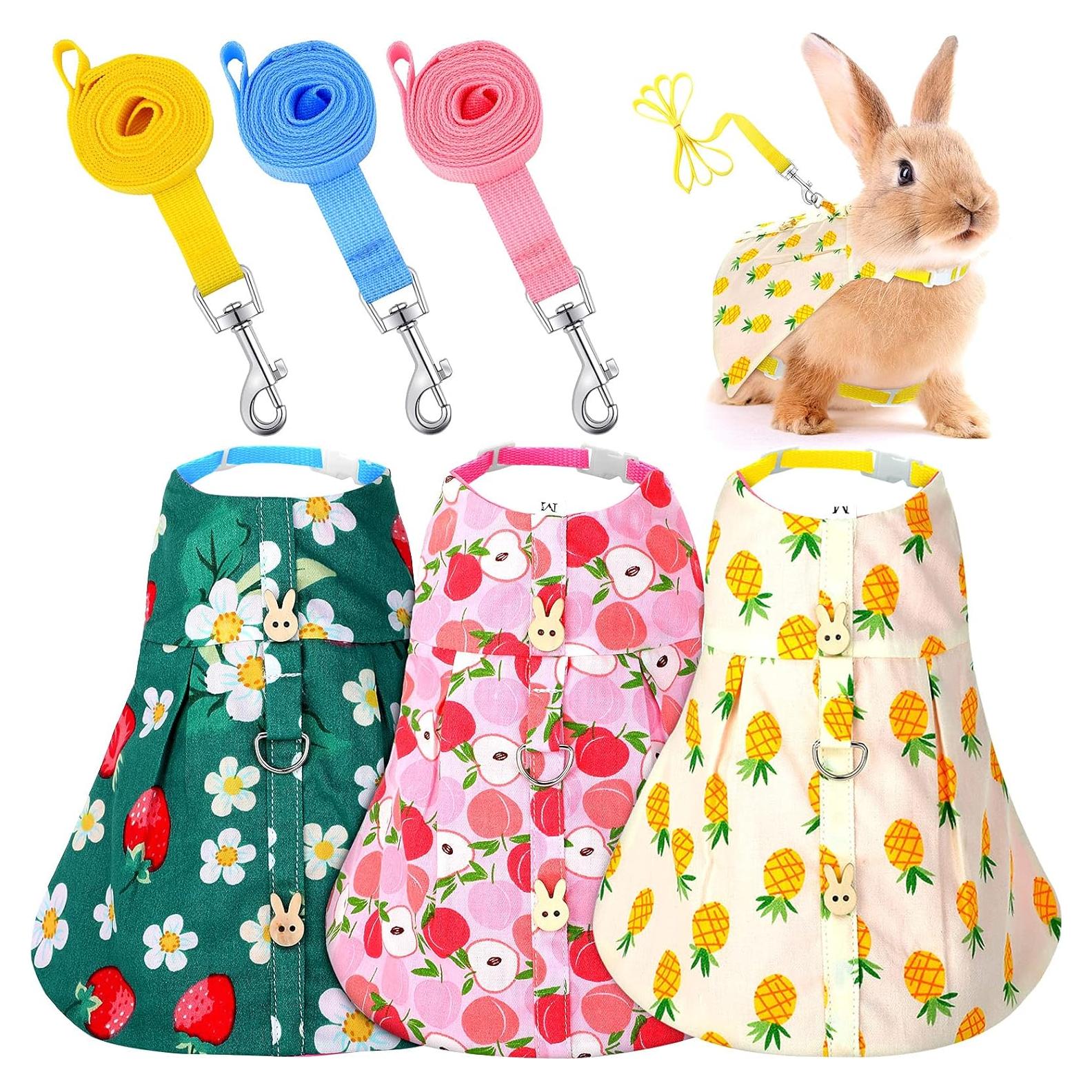 Conjunto Arnés y Correa para Conejos Weewooday - 3 Piezas
