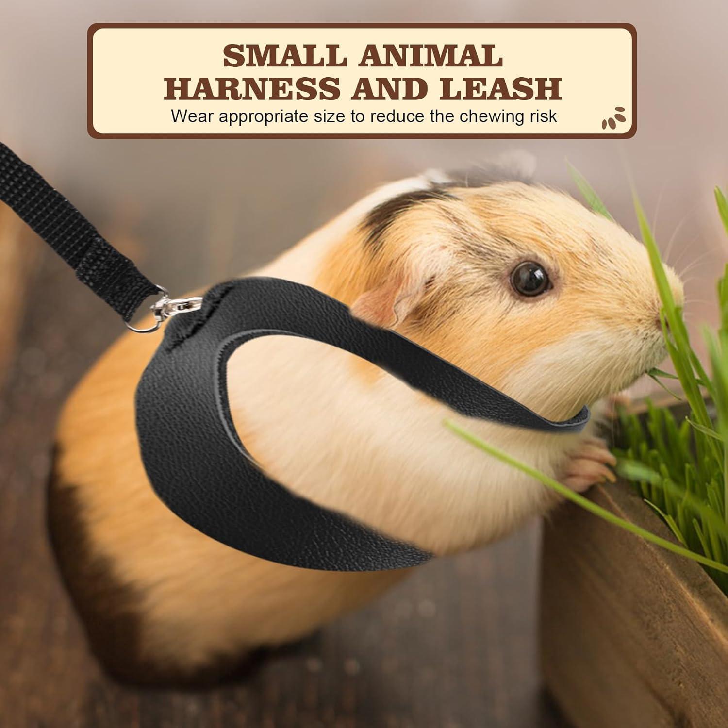 Juego de Arnés y Correa Ajustable Swirge para Animales Pequeños