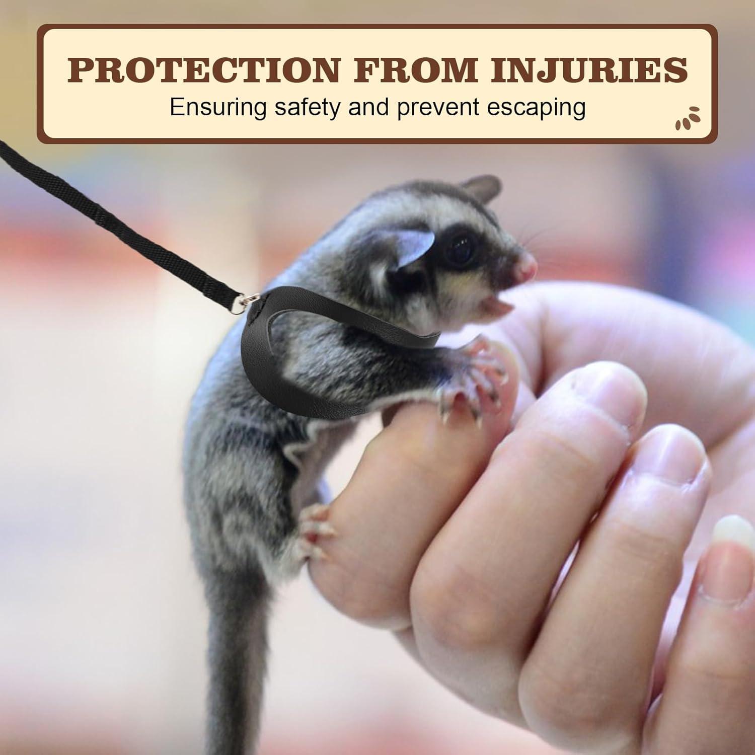 Juego de Arnés y Correa Ajustable Swirge para Animales Pequeños