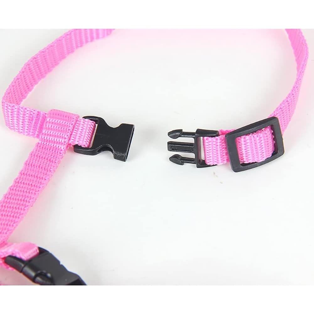 Arnés Ajustable para Mascotas UUYYEO 2 Pcs Rosa y Azul Claro