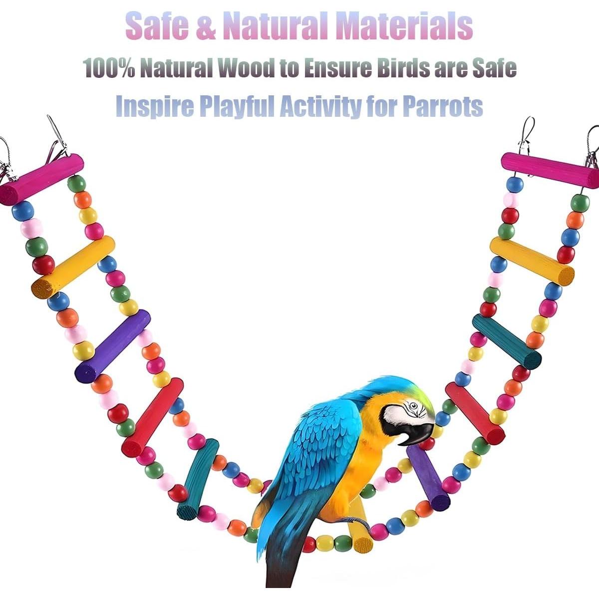 Juguetes para Aves TARANDUS Escalera y Columpio 63.5 cm