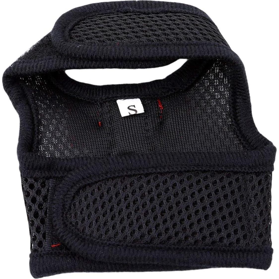 Arnés Ajustable para Conejo Wontee - Malla Suave Negro S