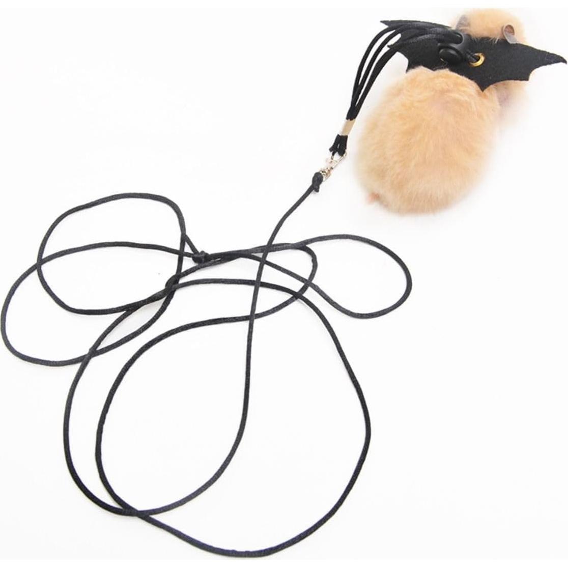 Arnés y Correa Ajustable para Hámsters y Reptiles Rosa