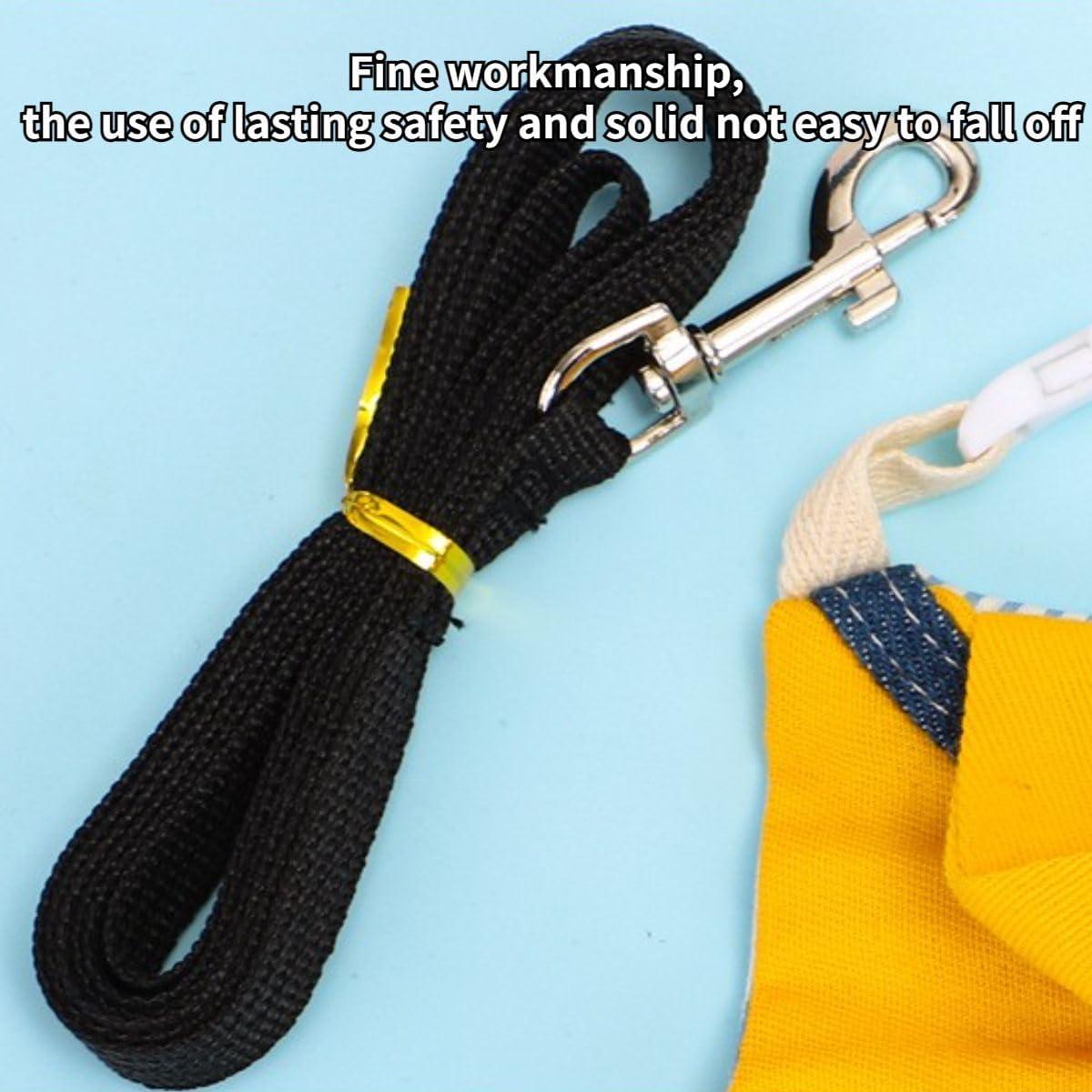 Arnés y Correa para Conejo Copfeu Amarillo Talla S