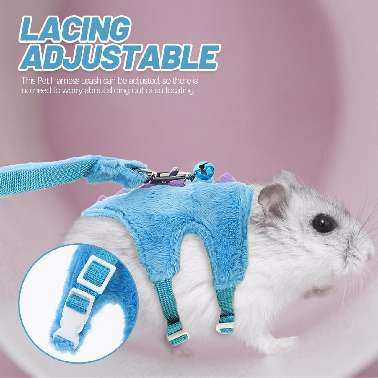 Arnés y Correa Ajustable para Hámster y Conejo POPETPOP