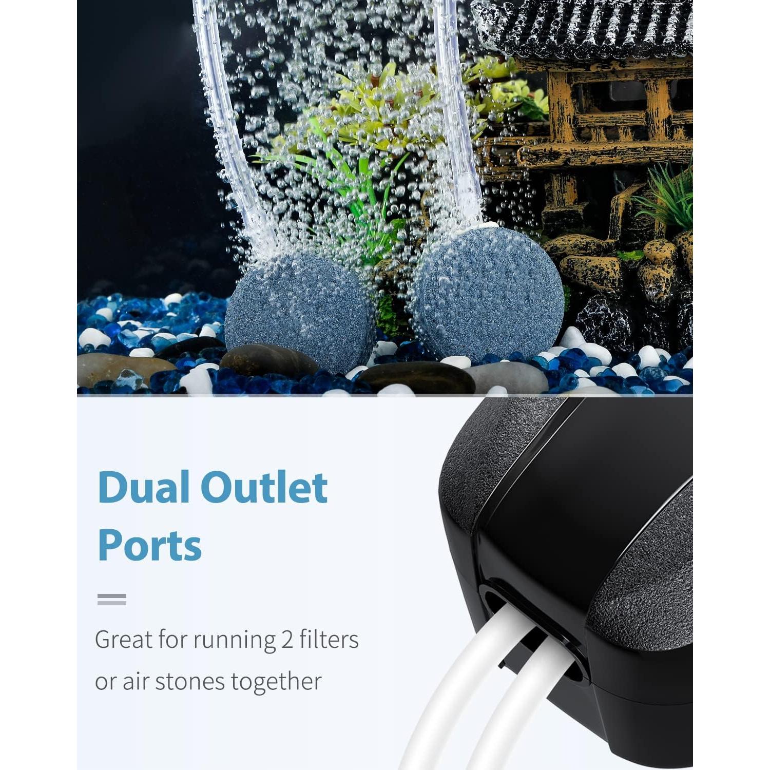 Bomba de Aire Uniclife para Acuario 38-378 Litros 242 LPH