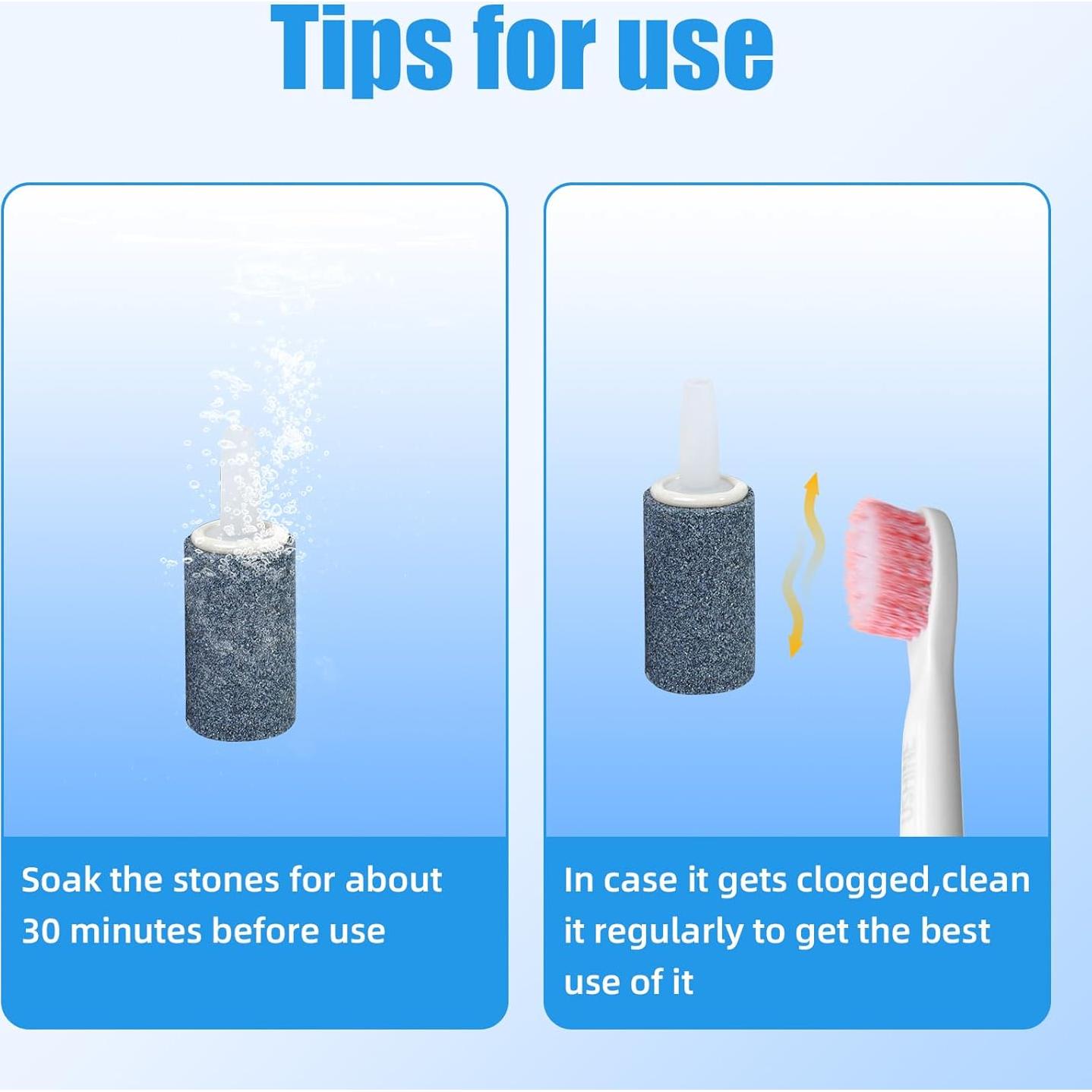 Piedras de Aire para Acuarios AQUANEAT 1.4 cm 12 Piezas