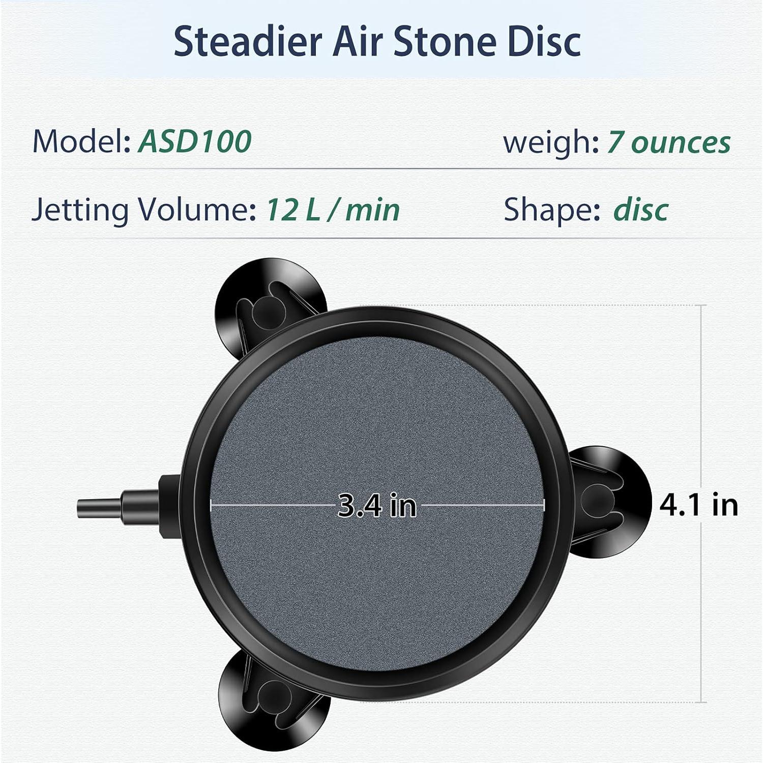 Disco de Aire Pawfly 10 cm para Acuarios - 2 Paquete