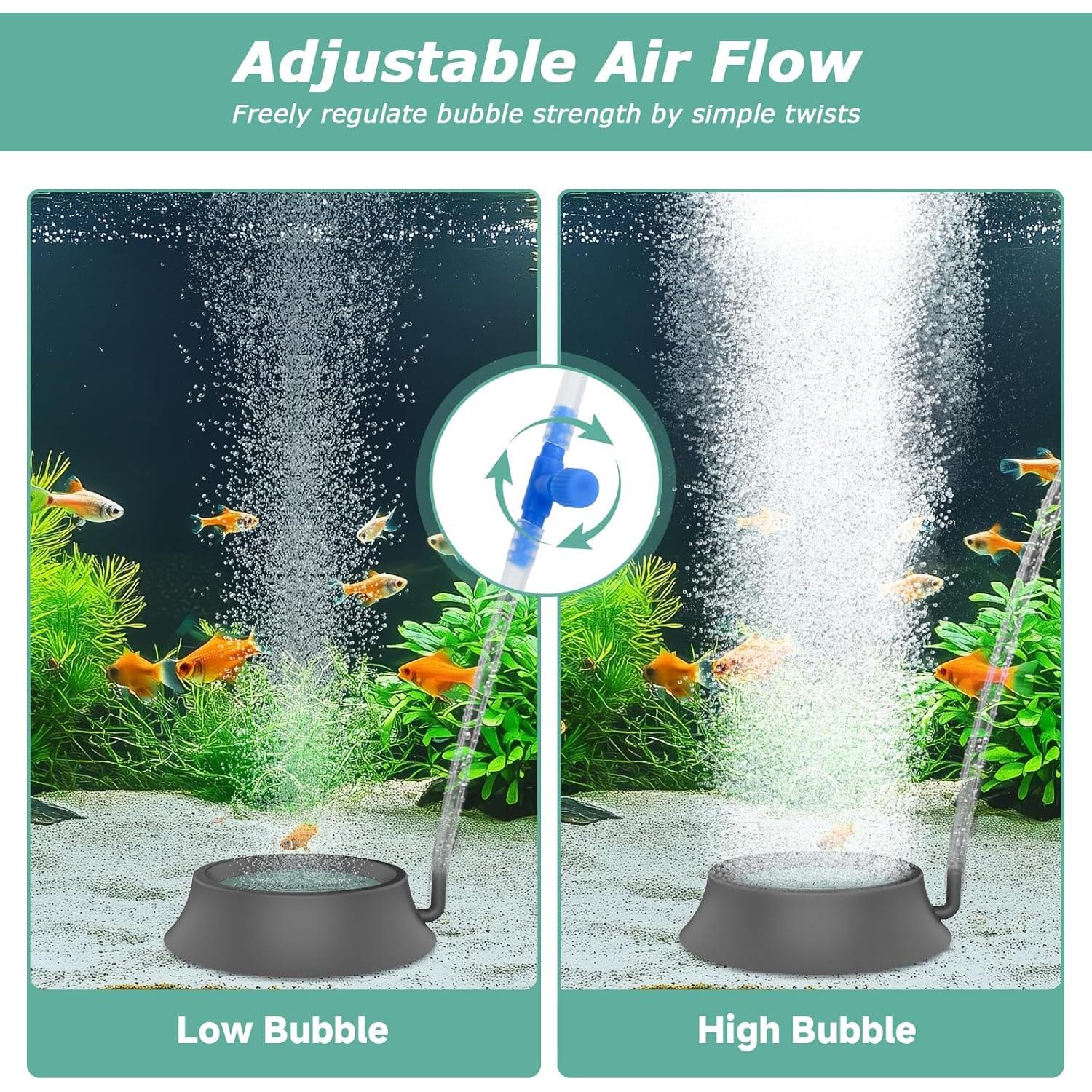 Piedra de Aire para Acuario Hygger, Difusor de Oxígeno 4.06 cm