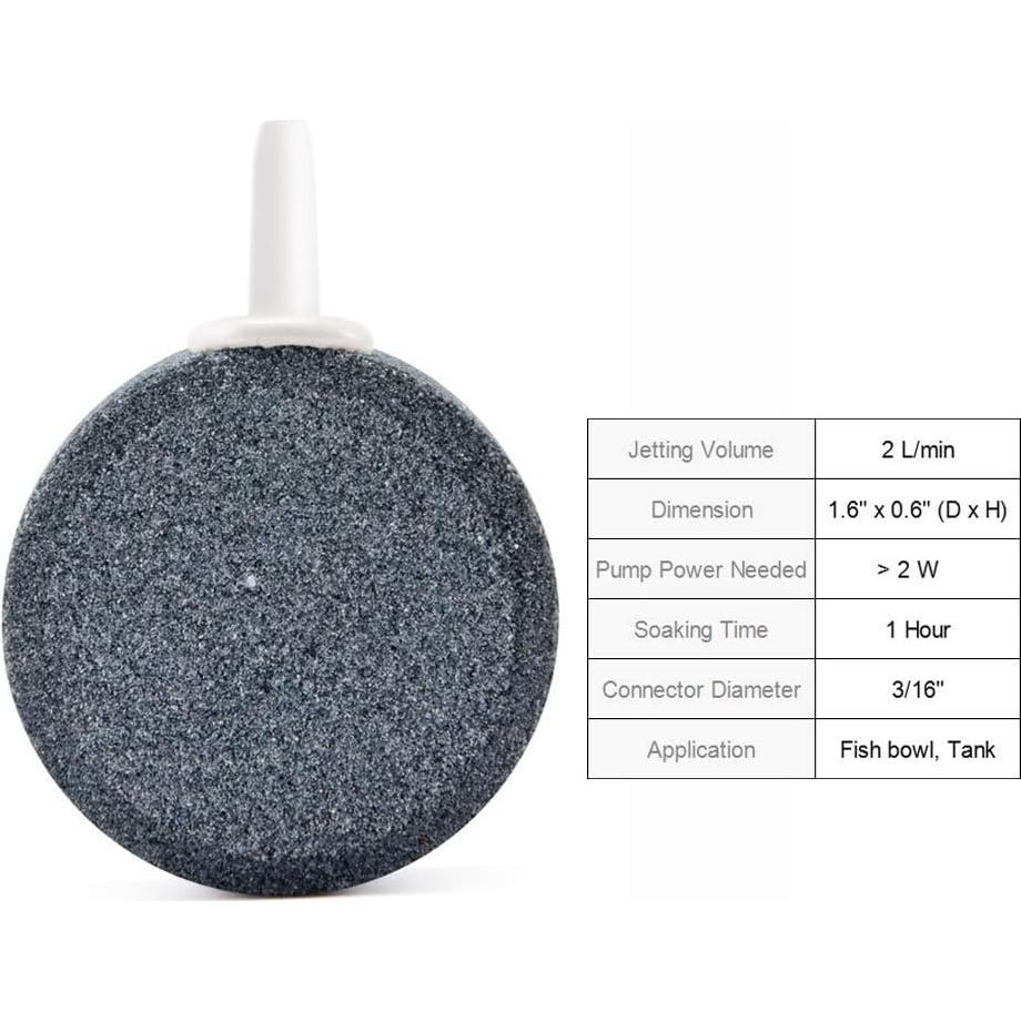 Piedra de aire Wenshall 40mm para acuario y hidroponía