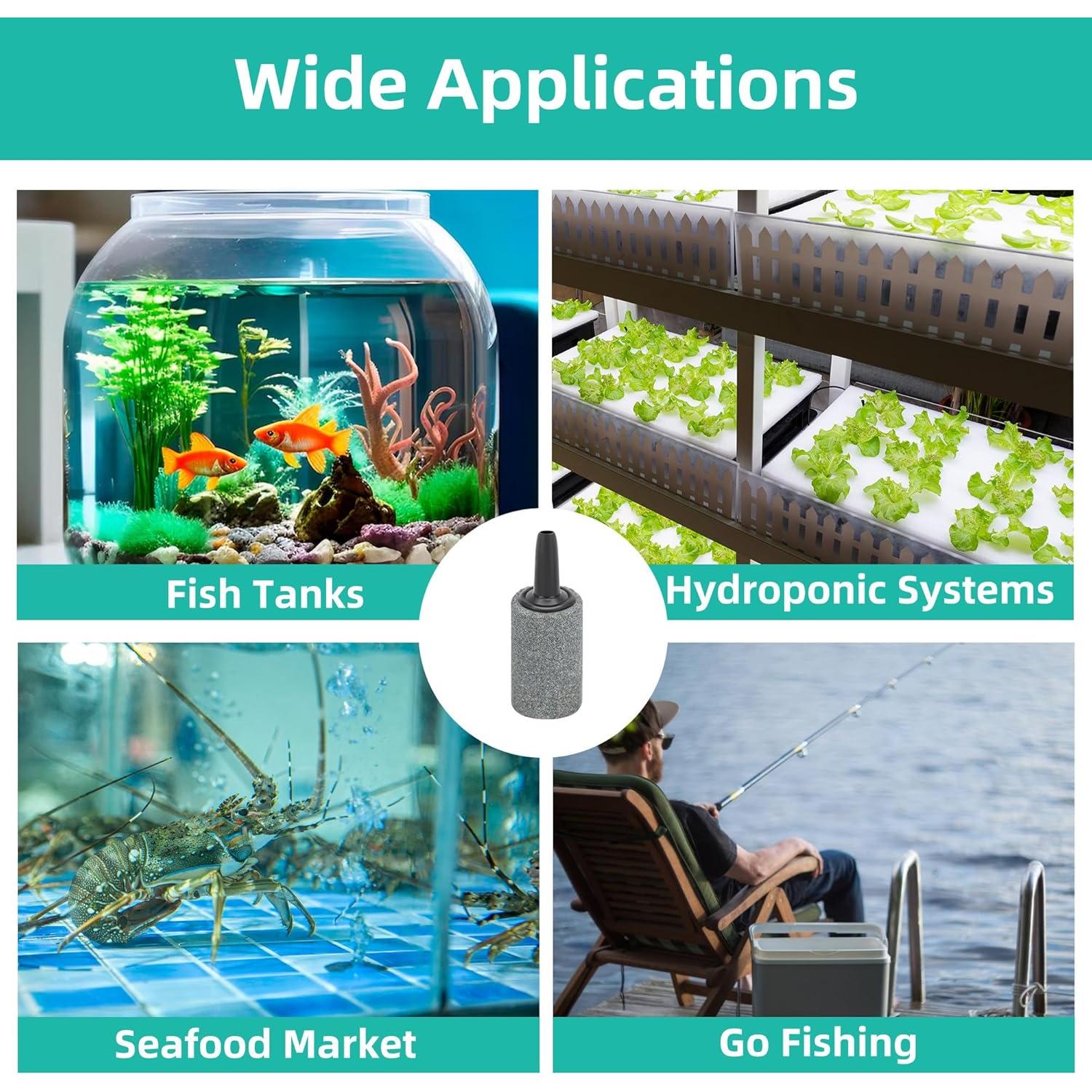 Piedra de Aire para Acuario DaToo 1.4 cm - Paquete de 12