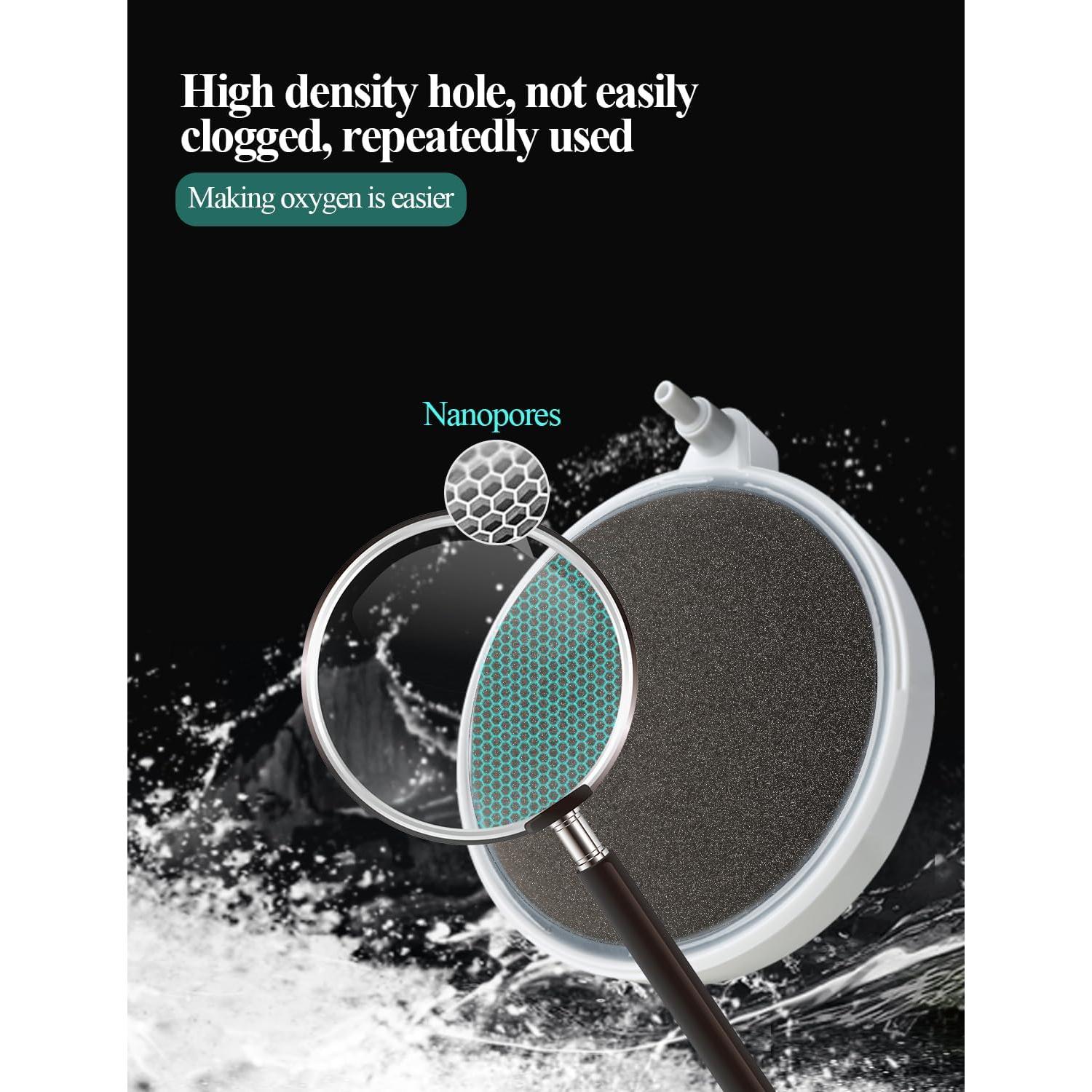 Piedra de Aire para Acuario UPETTOOLS 5.08 cm - Difusor de Burbujas