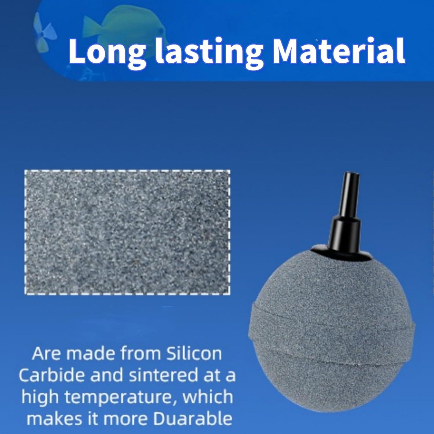 Piedras de Aire AQUANEAT 5.08 cm Difusor de Oxígeno Acuario