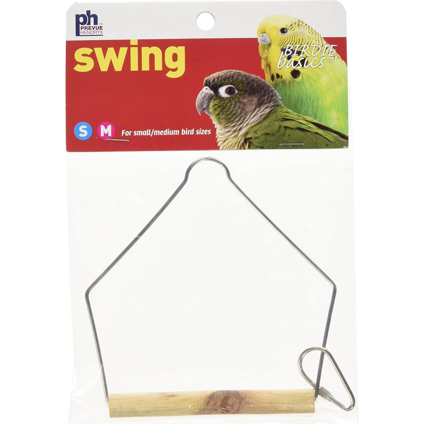 Columpio de Madera Natural Prevue BPV388 para Aves 10x12.7cm