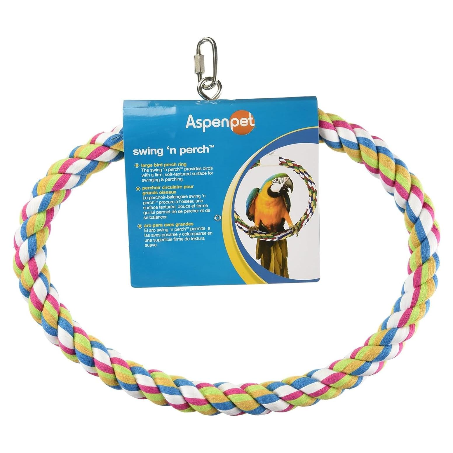 Posadero para Aves Booda Swing N' Perch Grande 34.4x4.5cm