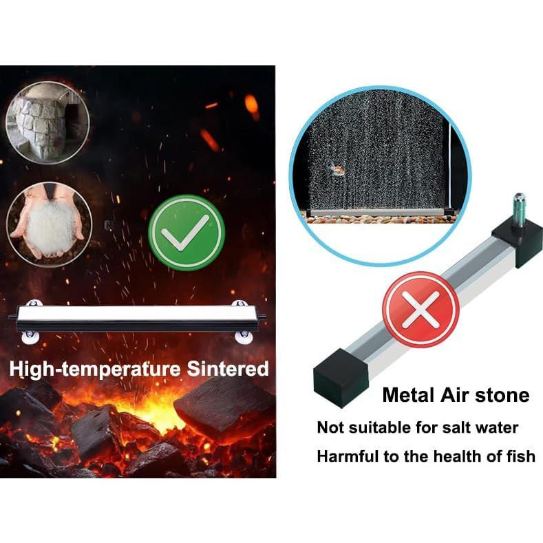 Piedra de Aire Acuario Carefree 30x4 cm para Agua Dulce/Salada