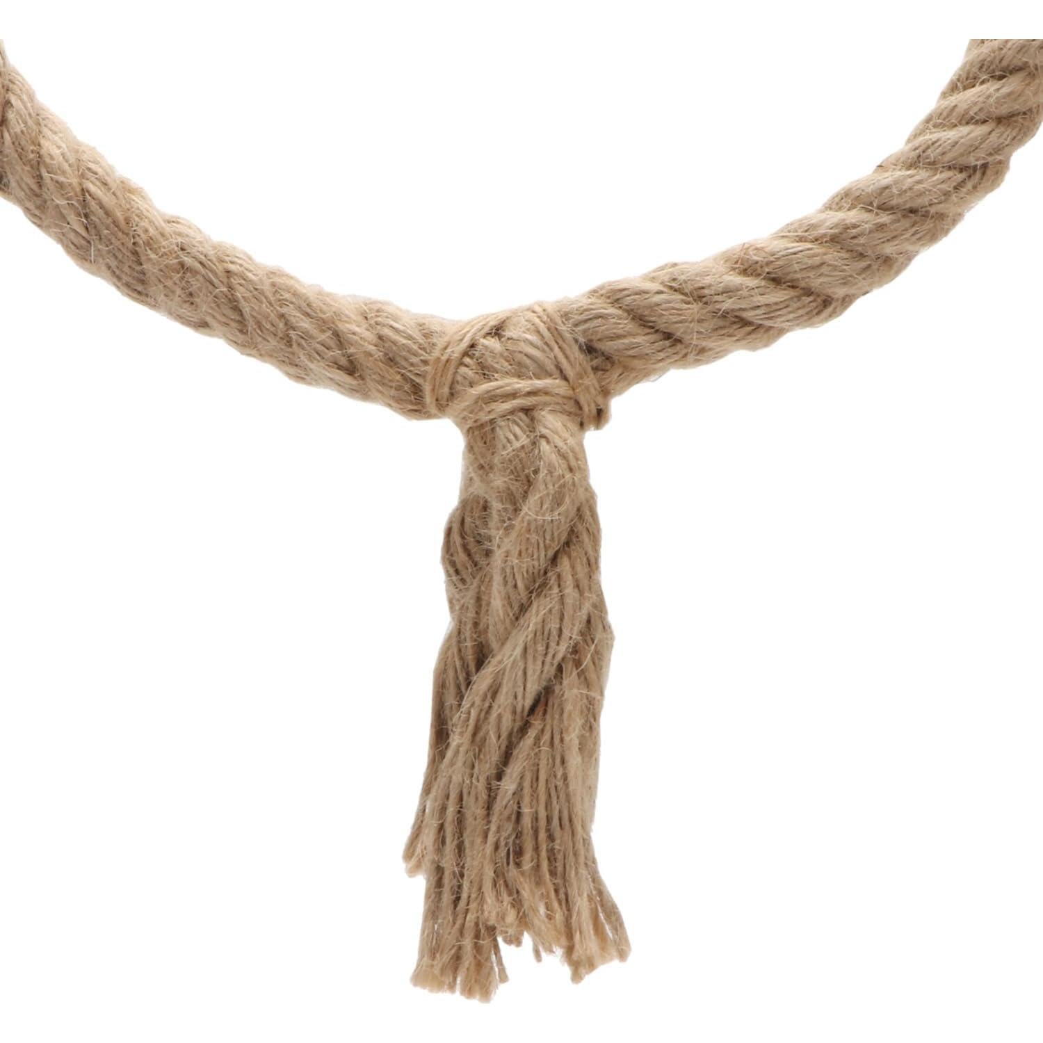 Columpio de Cuerda para Aves Wontee - Perchero Redondo 20.96x33.94cm