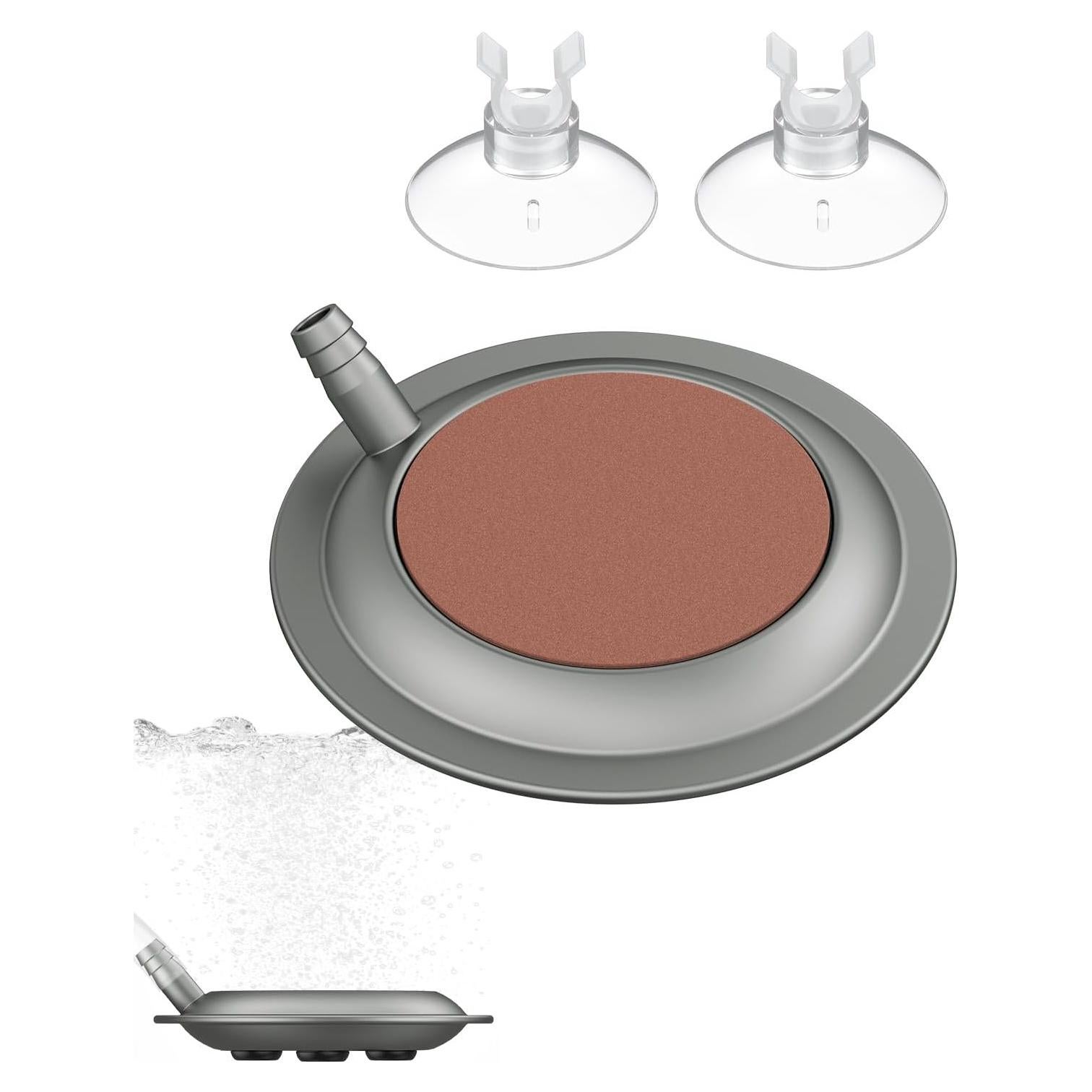 Disco de aire Pawfly para acuario 6.86 cm con ventosas