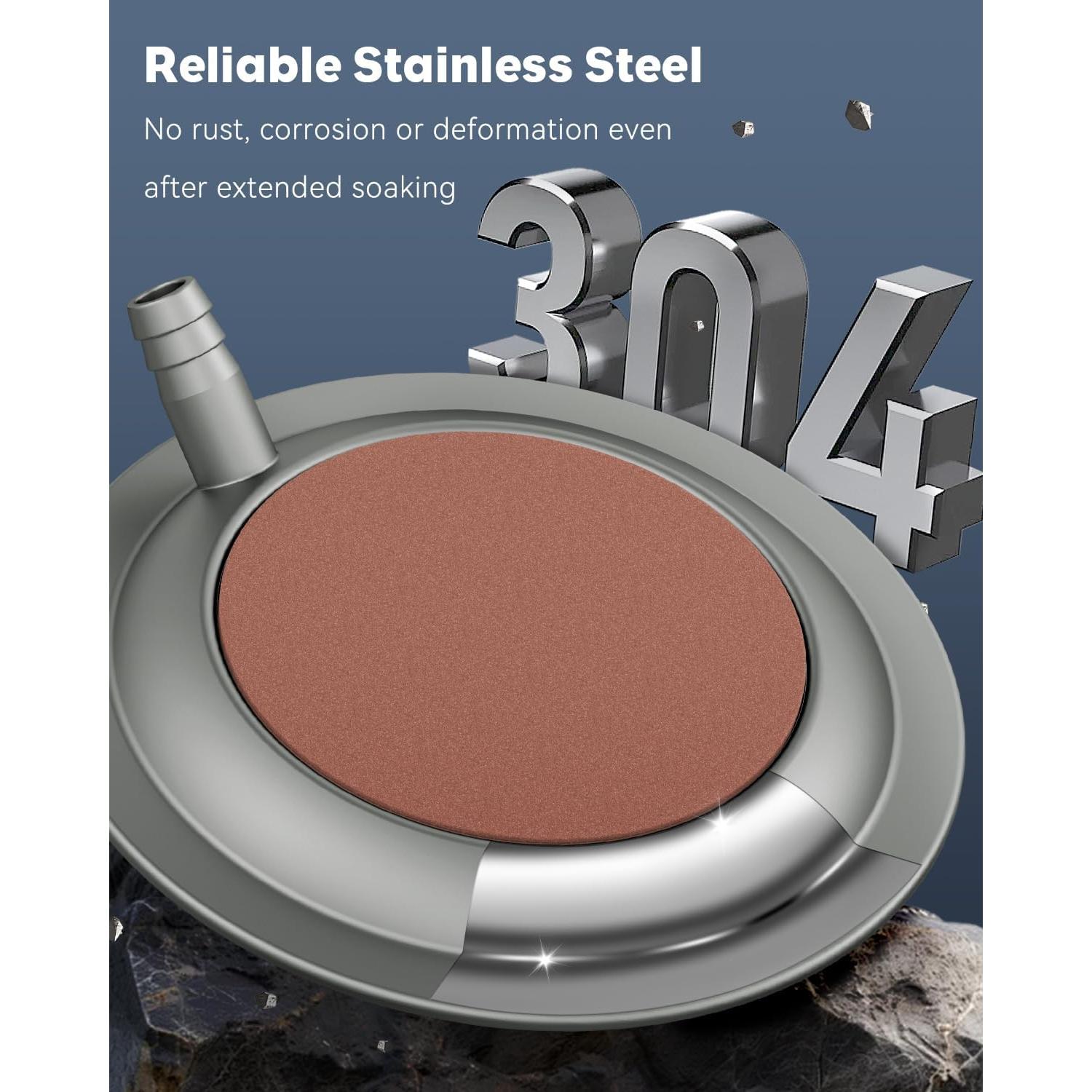 Disco de aire Pawfly para acuario 6.86 cm con ventosas