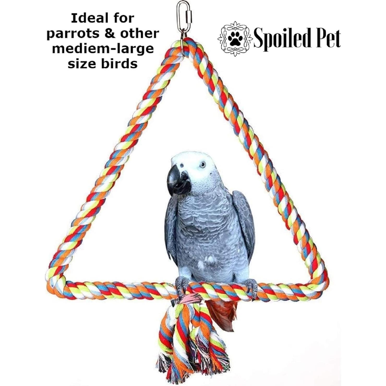 Columpio de Cuerda Triangular Grande Spoiled Pet - 30cm